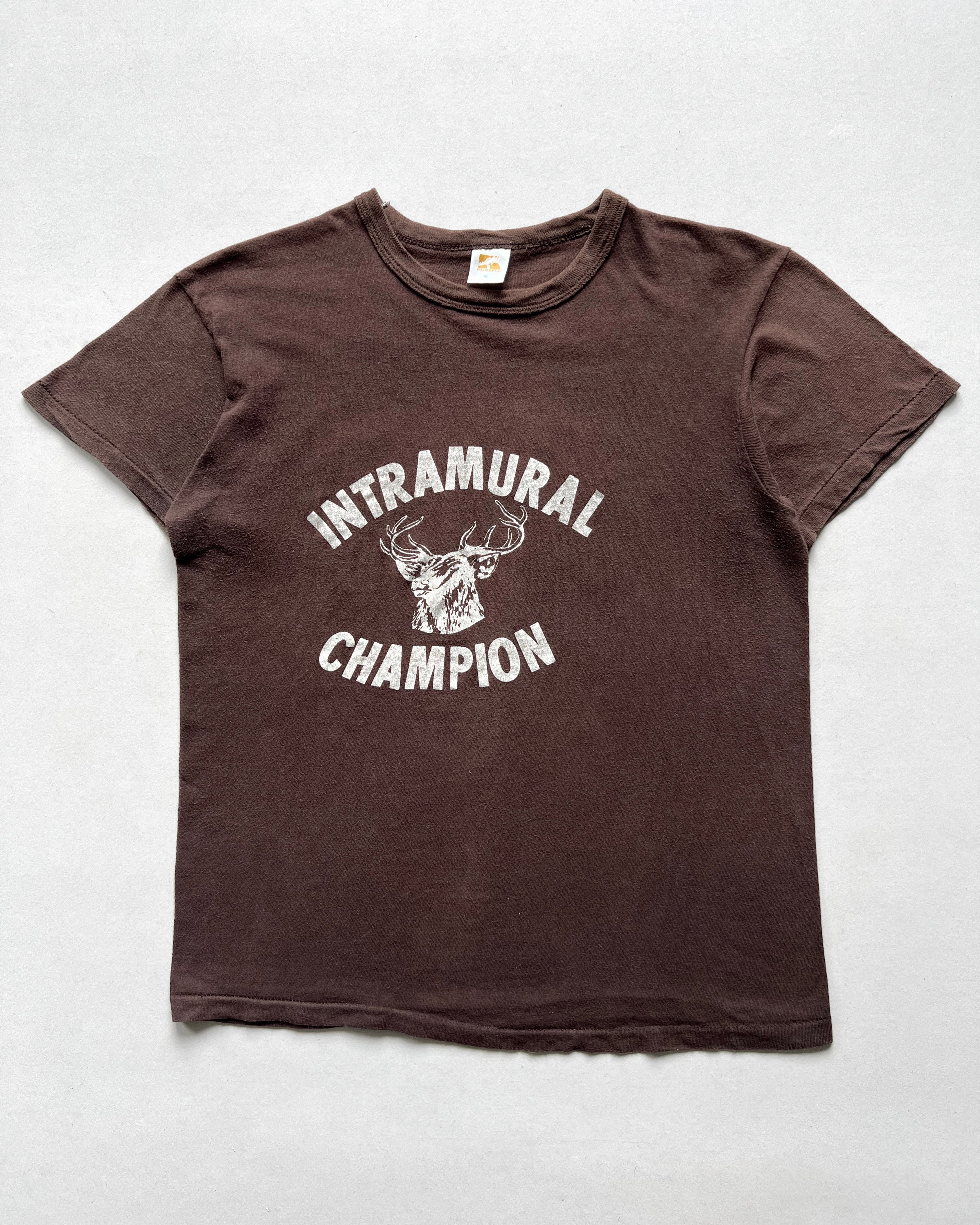 1970S RUSSELL 'INTRAMURAL CHAMPION' SINGLE STITCH TEE (M)