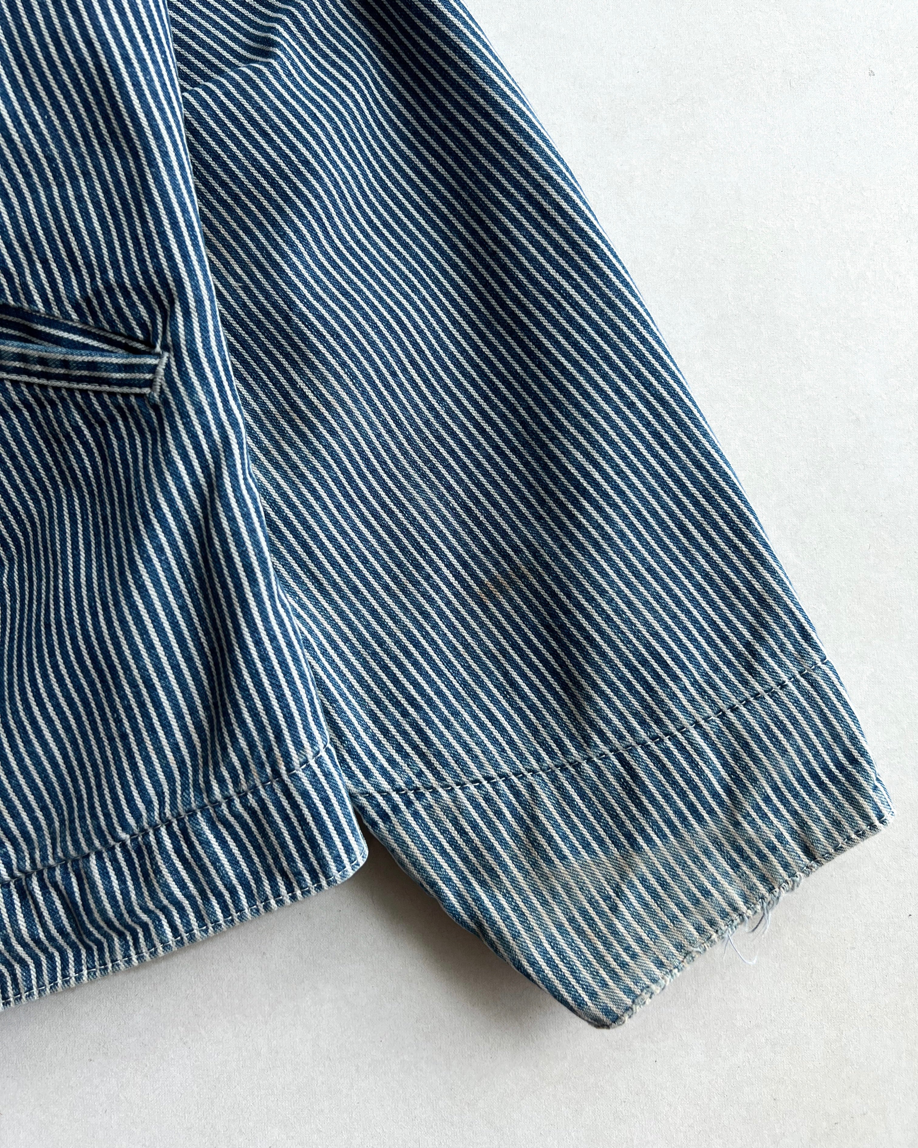 1980S HICKORY CARHARTT DETROIT WORK JACKET (L)