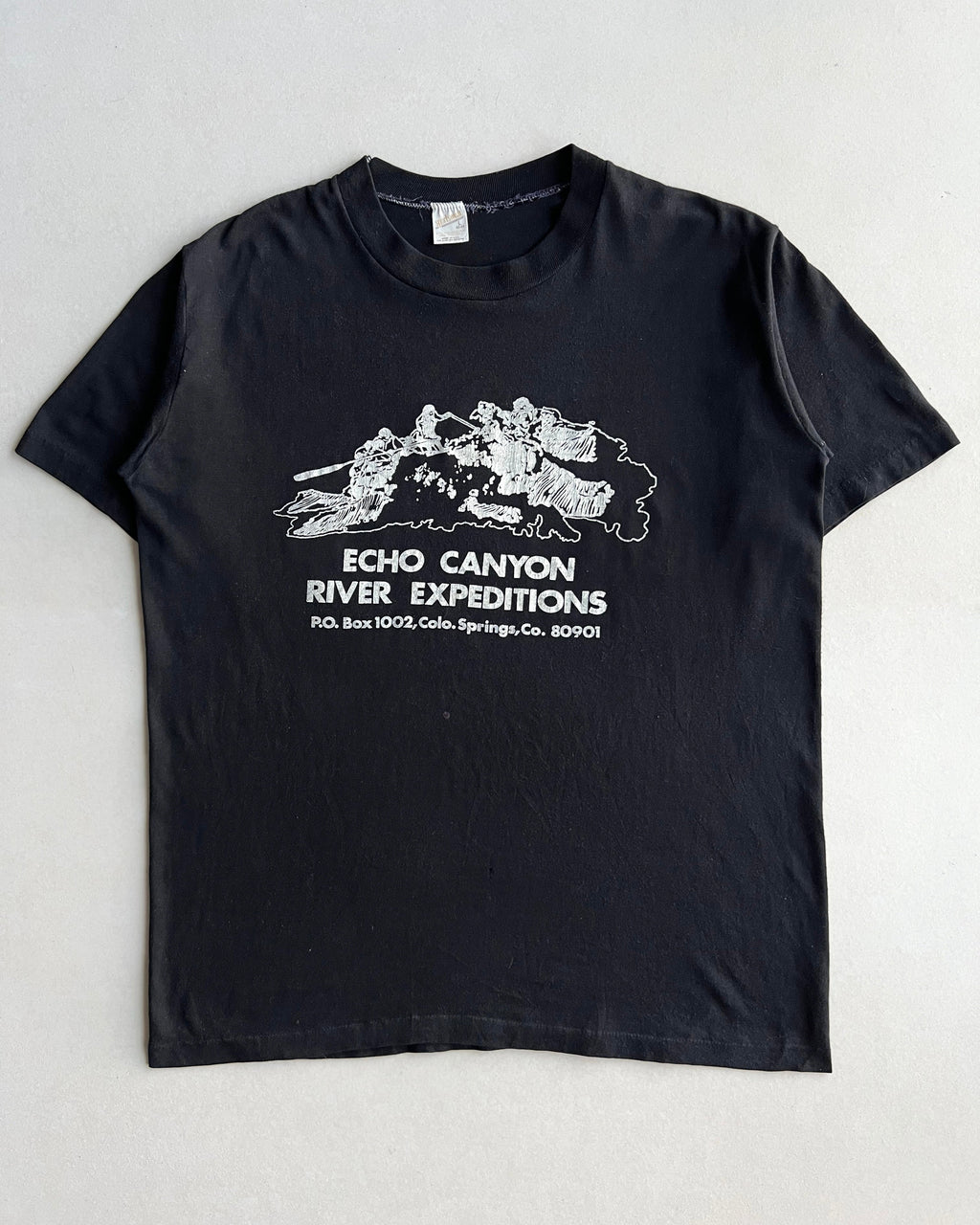 1980S 'EAT WATER' SINGLE STITCH TEE (L)