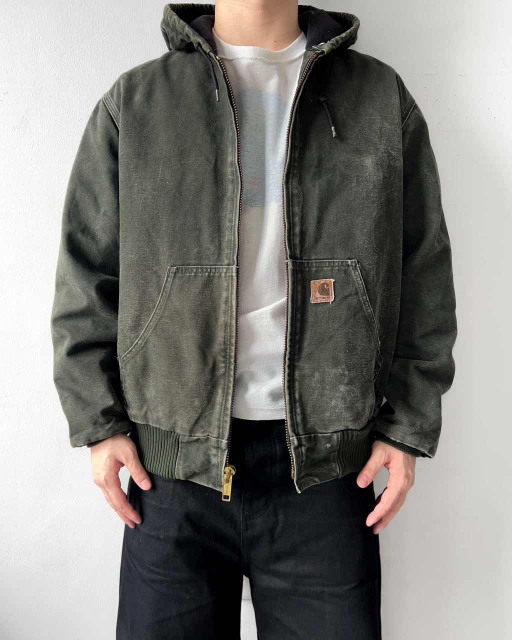 2000S CARHARTT MOS HOODED ACTIVE JACKET (M)