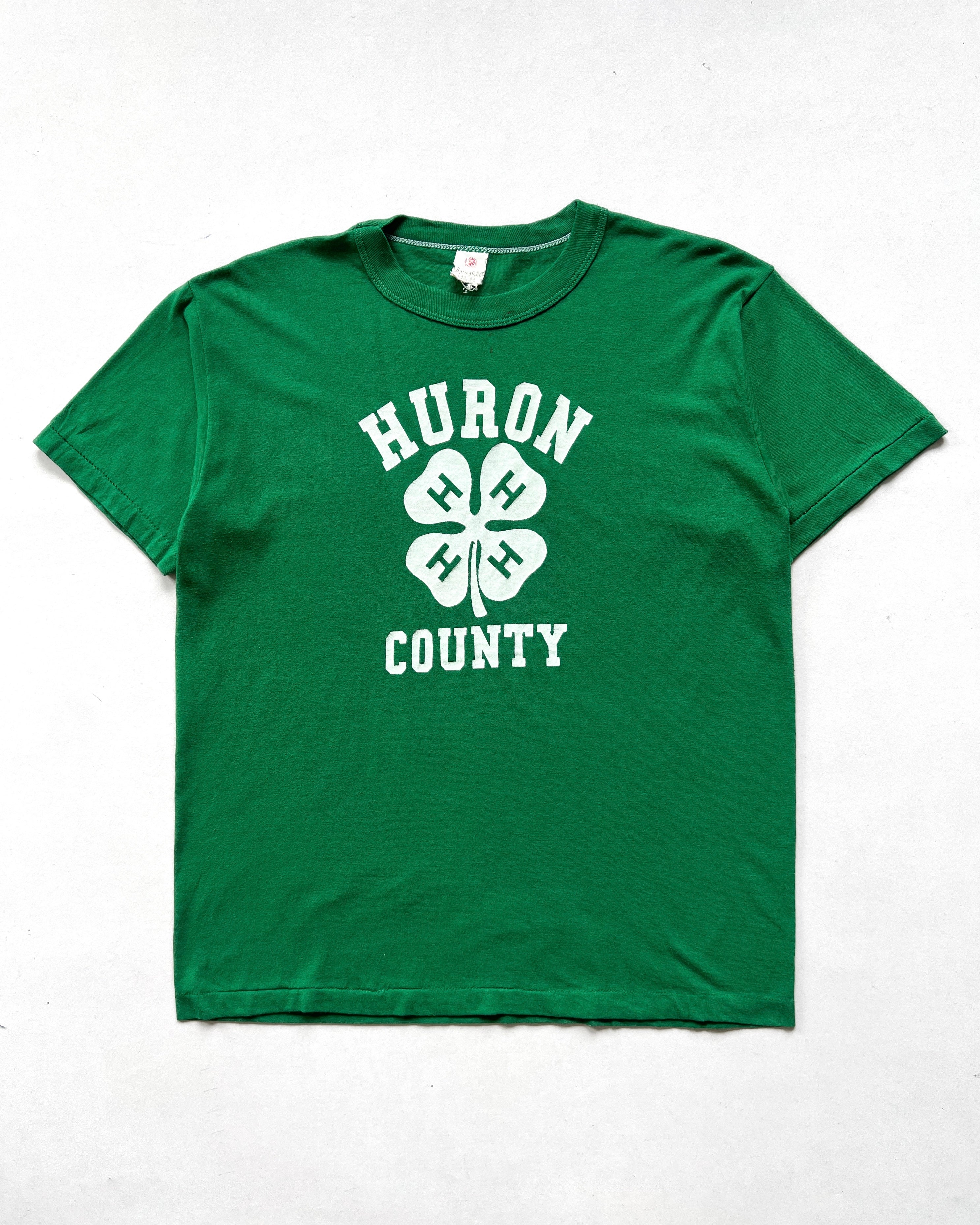 1980S 'HURON COUNTY' SINGLE STITCH TEE (L)
