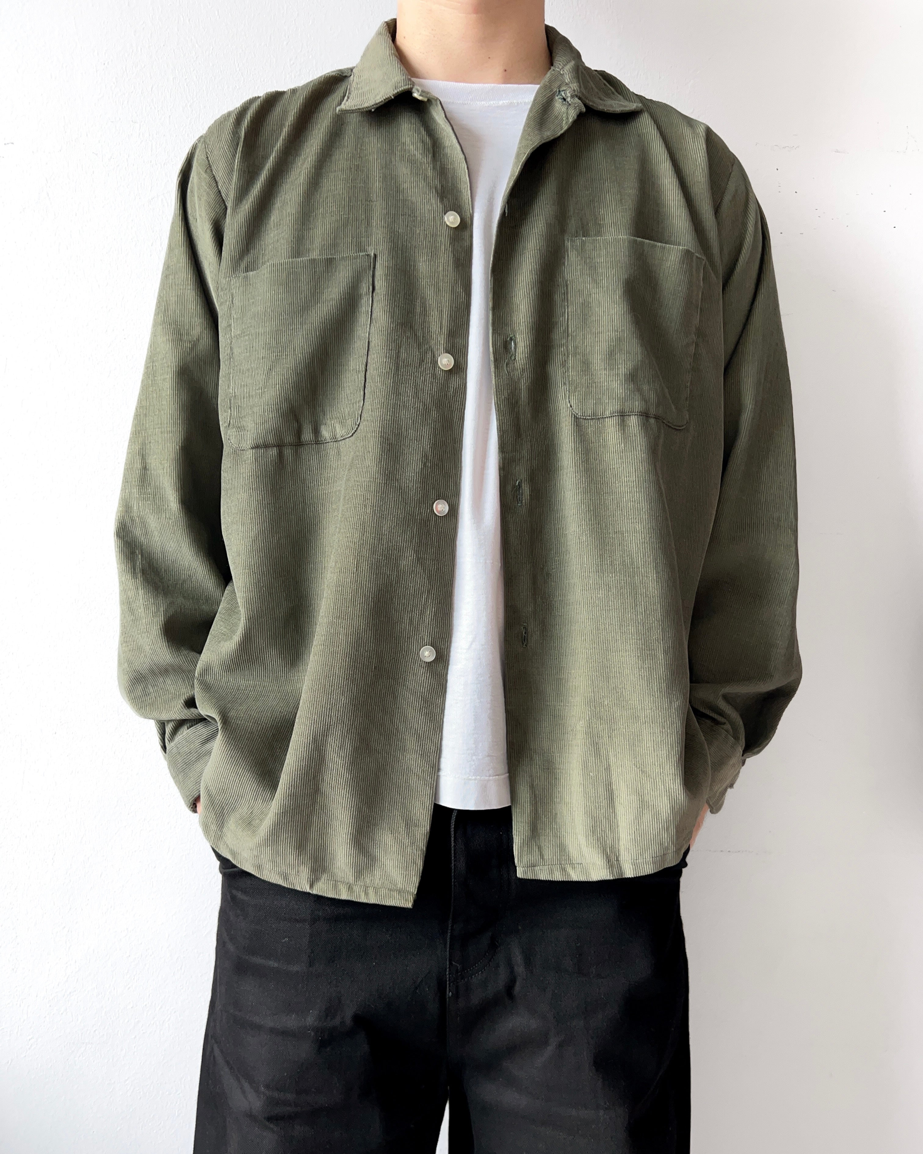 1960S TOWNCRAFT PENNEYS CORDUROY SHIRT (L)
