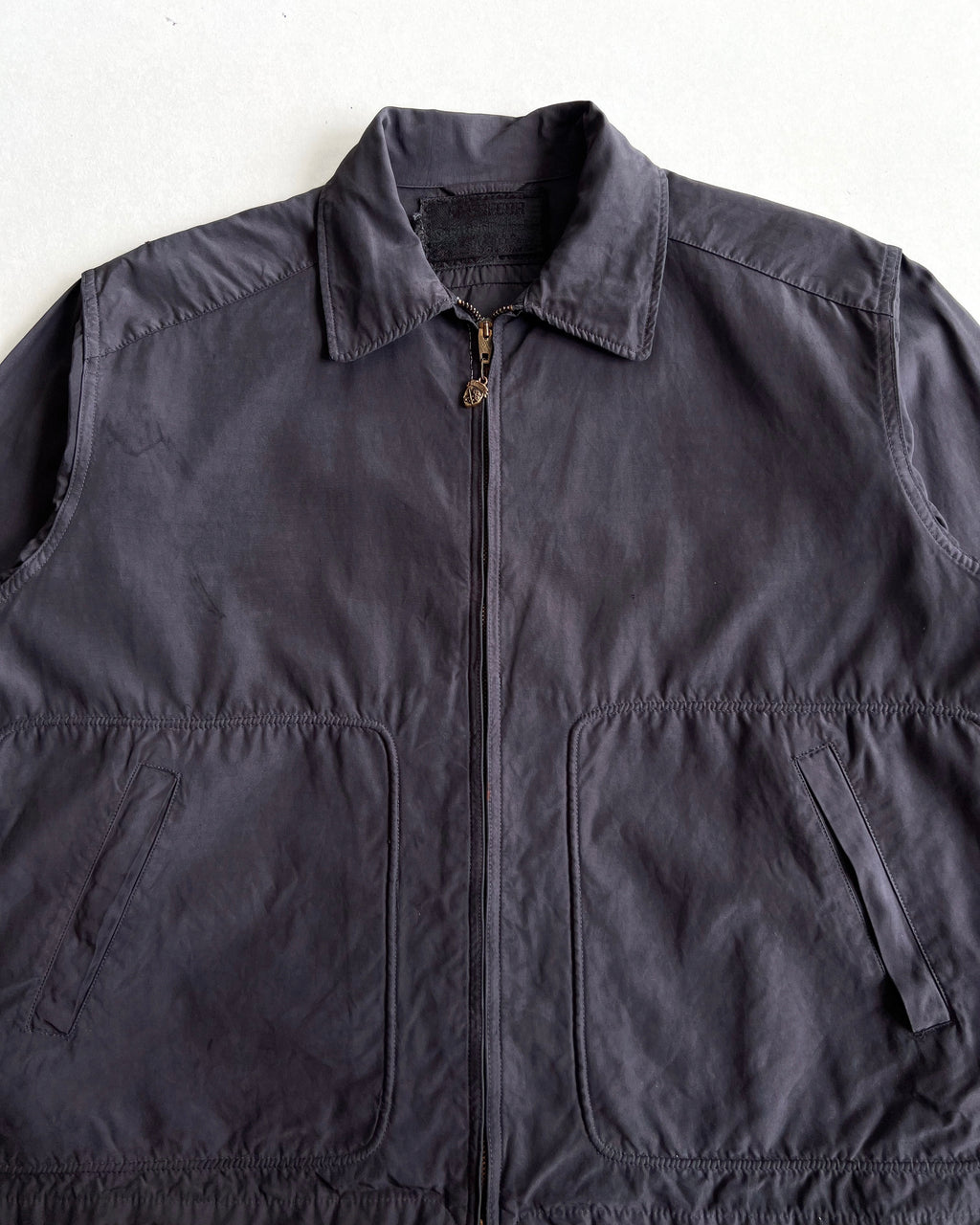 1950S OVERDYED MCGREGOR DRIZZLER ROCKABILLY JACKET (L)