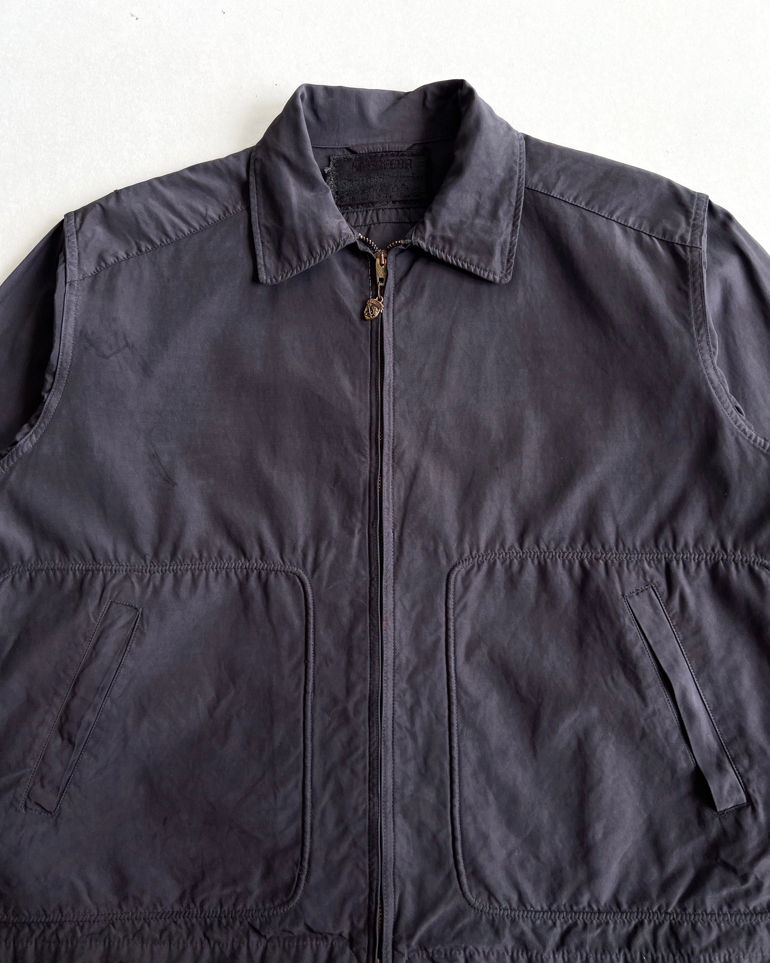 1950S OVERDYED MCGREGOR DRIZZLER ROCKABILLY JACKET (L)