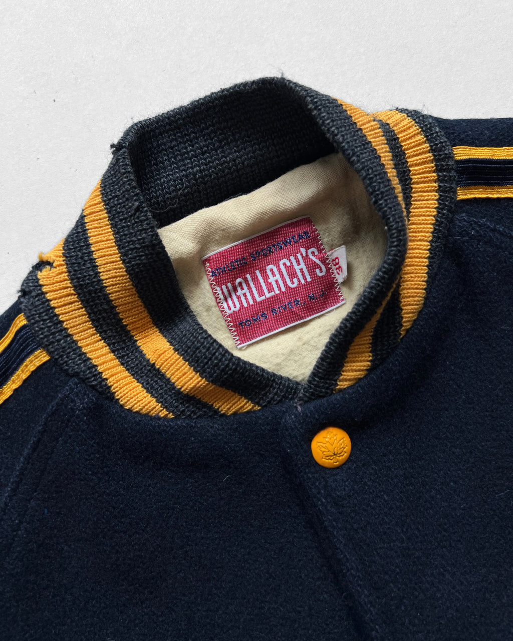 1970S 'TOMS RIVER MARINERETTES' WOOL VARSITY JACKET (M)