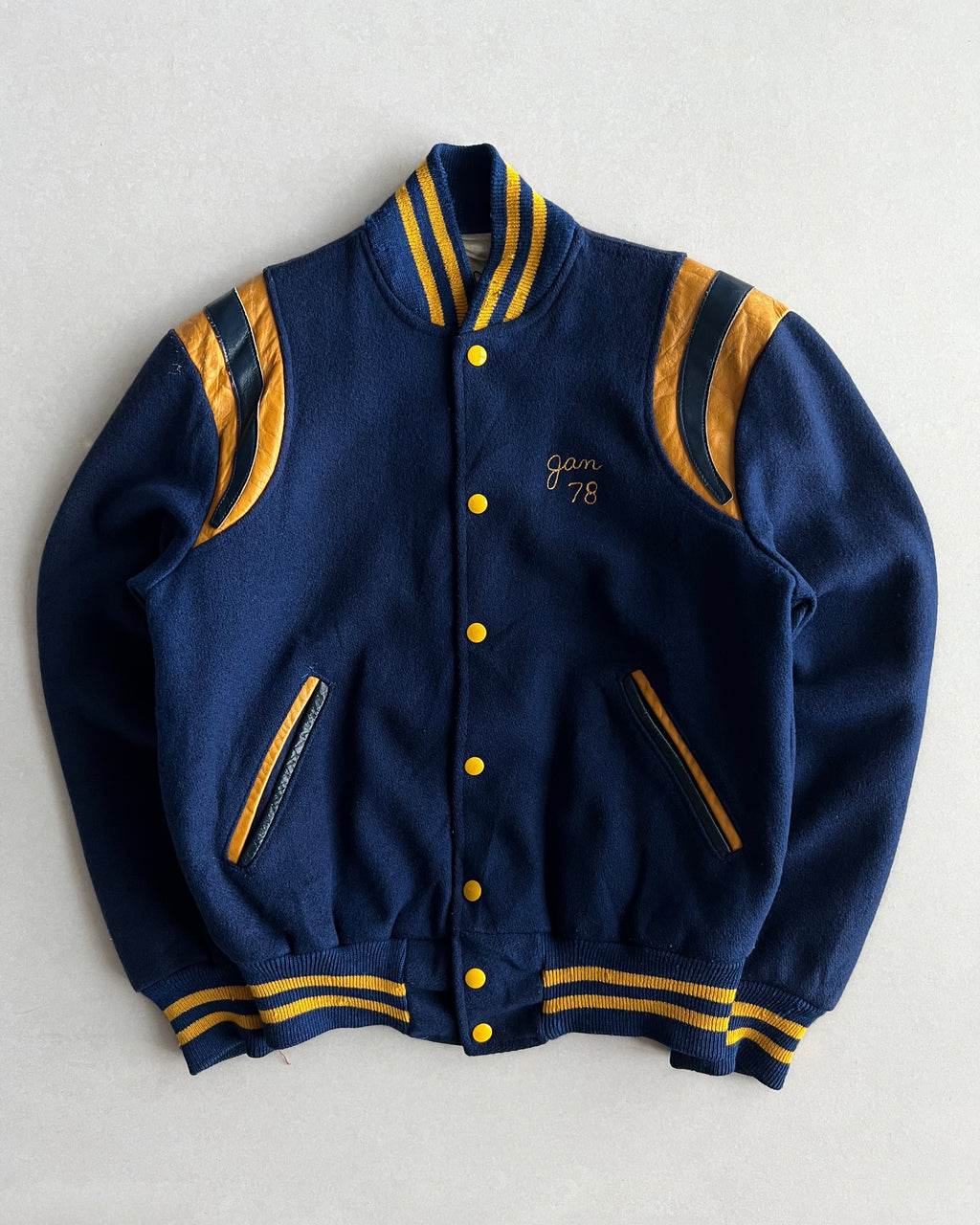 1978 'WALNUT HILLS' WOOL VARSITY JACKET (M)