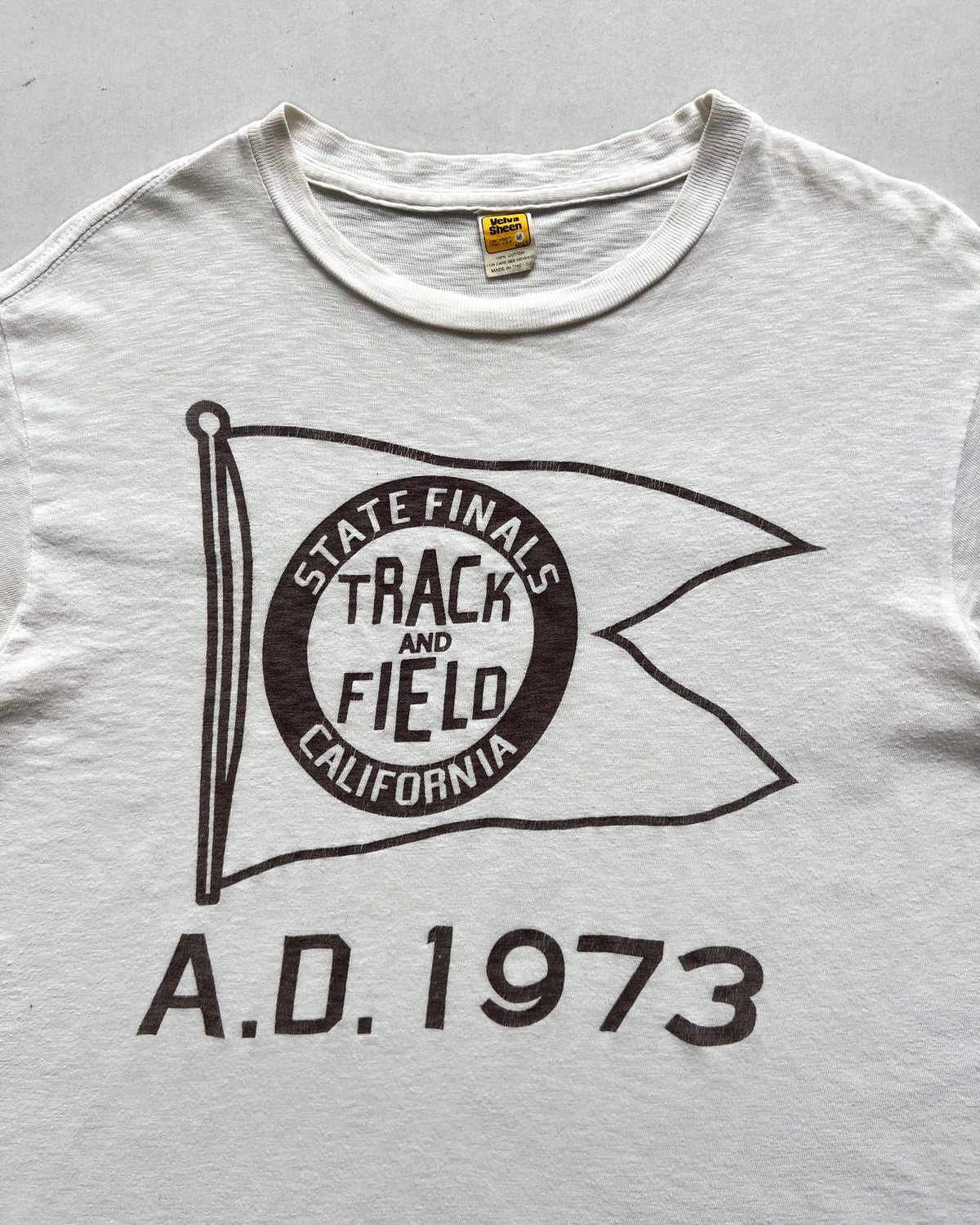 1970S 'STATE FINALS CALIFORNIA TRACK AND FIELD' TEE (M)