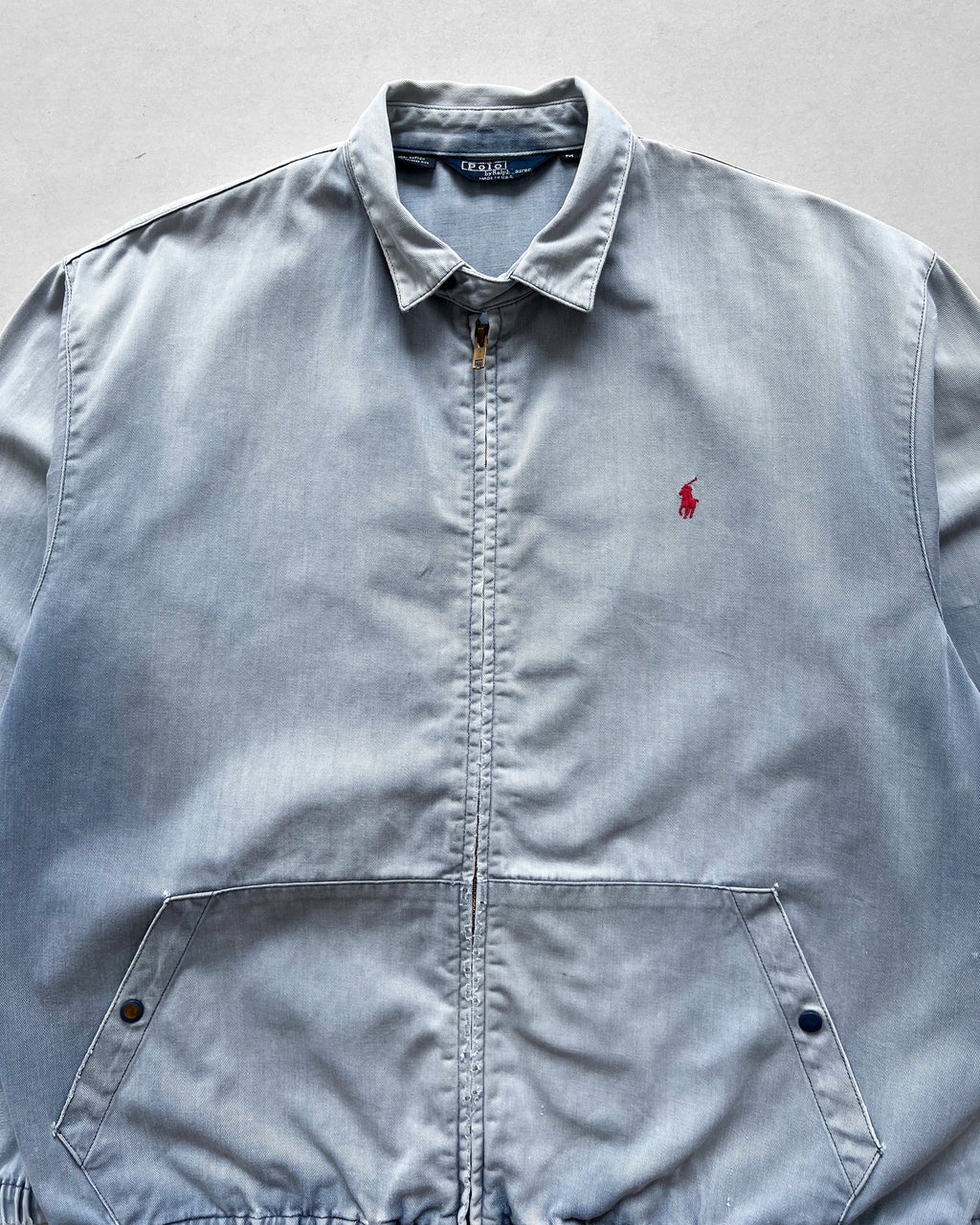 1980S SUN FADED RALPH LAUREN HARRINGTON JACKET (M)