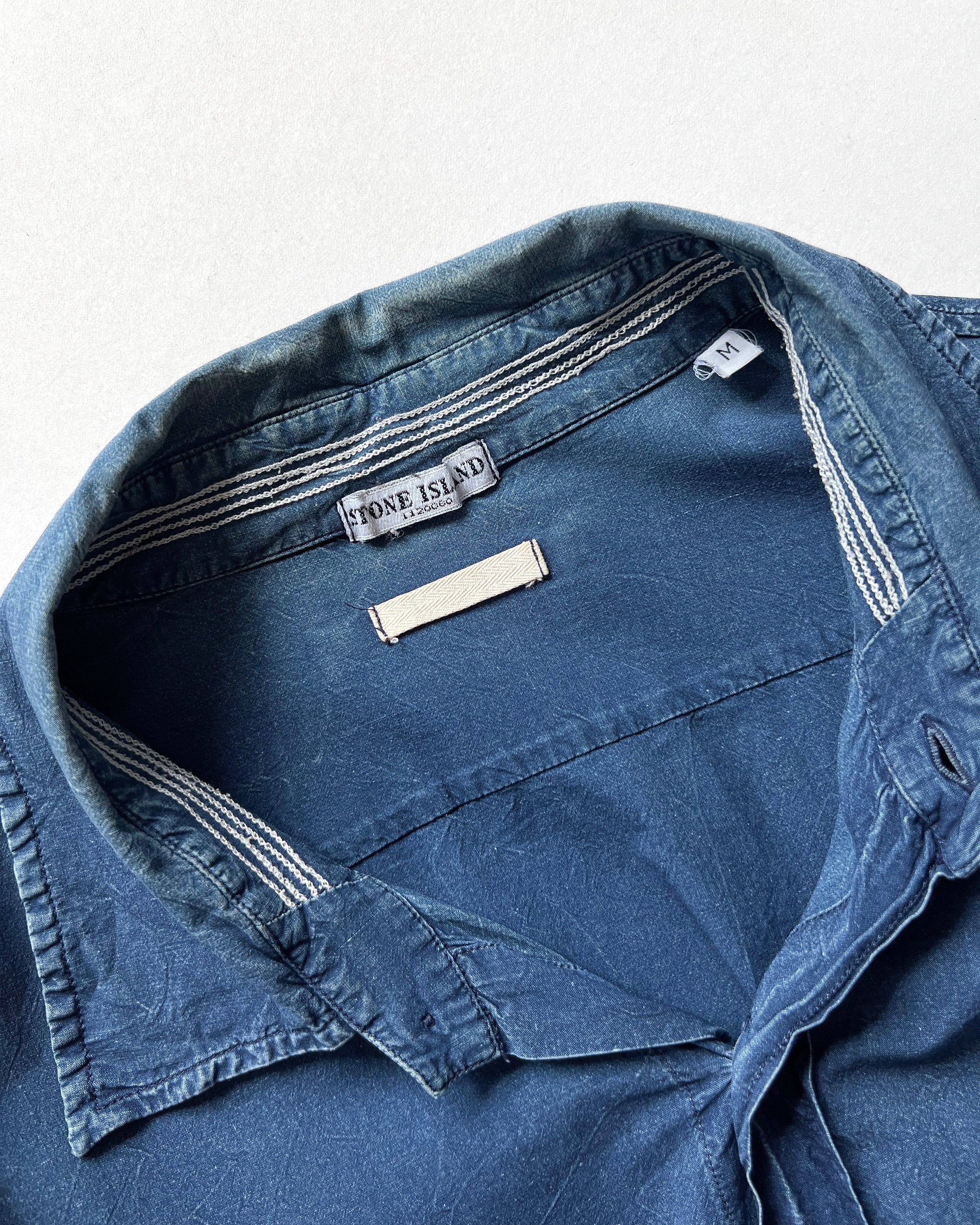 2010 SPRING/SUMMER STONE ISLAND UTILITY SHIRT (M)