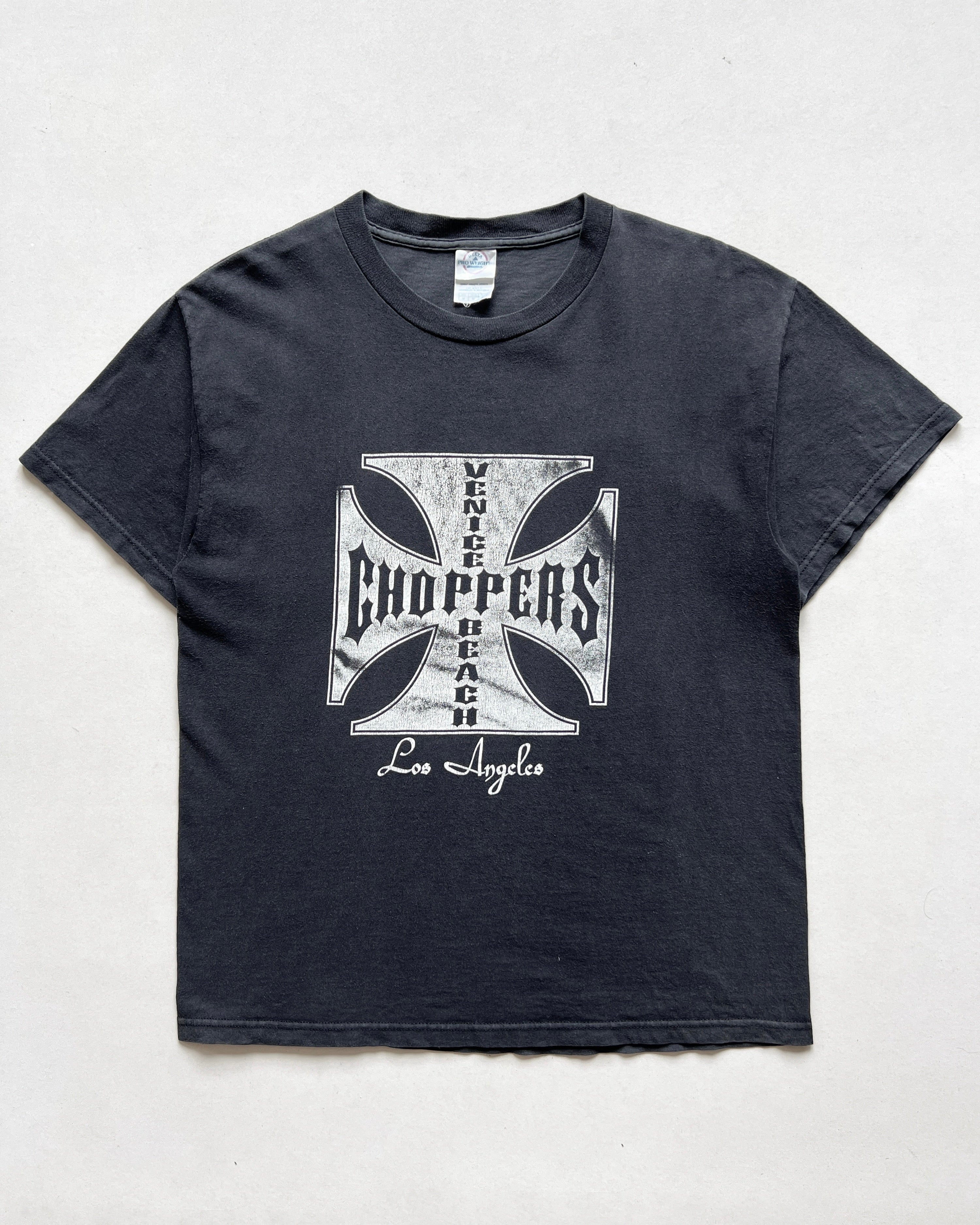 2000S FADED 'VENICE BEACH CHOPPERS' TEE (M)