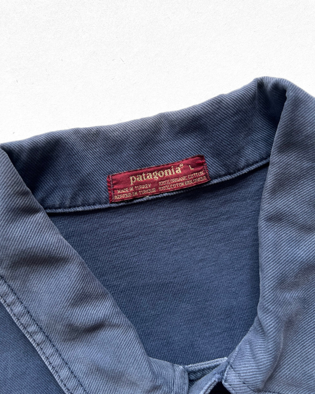 1990S FADED PATAGONIA ORGANIC COTTON JACKET (L)