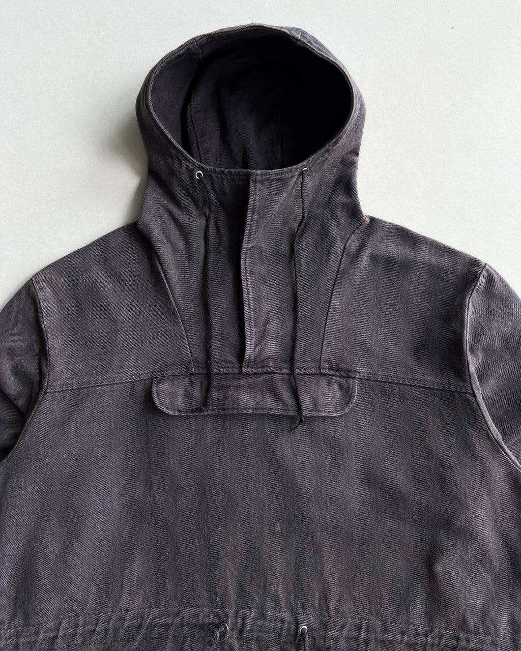 1970S AMERICAN WORKER HOODED SMOCK JACKET (L)