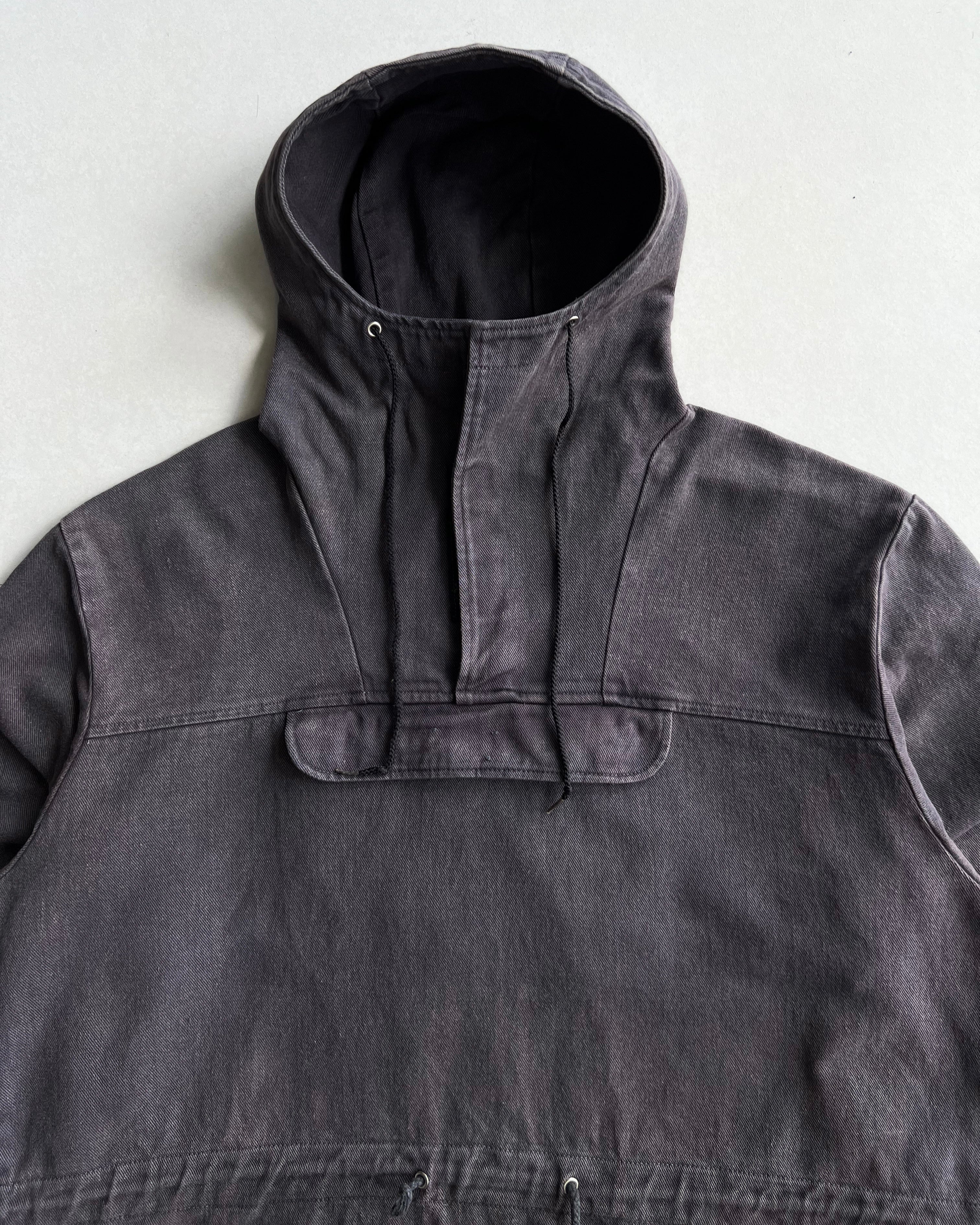 1970S AMERICAN WORKER HOODED SMOCK JACKET (L)