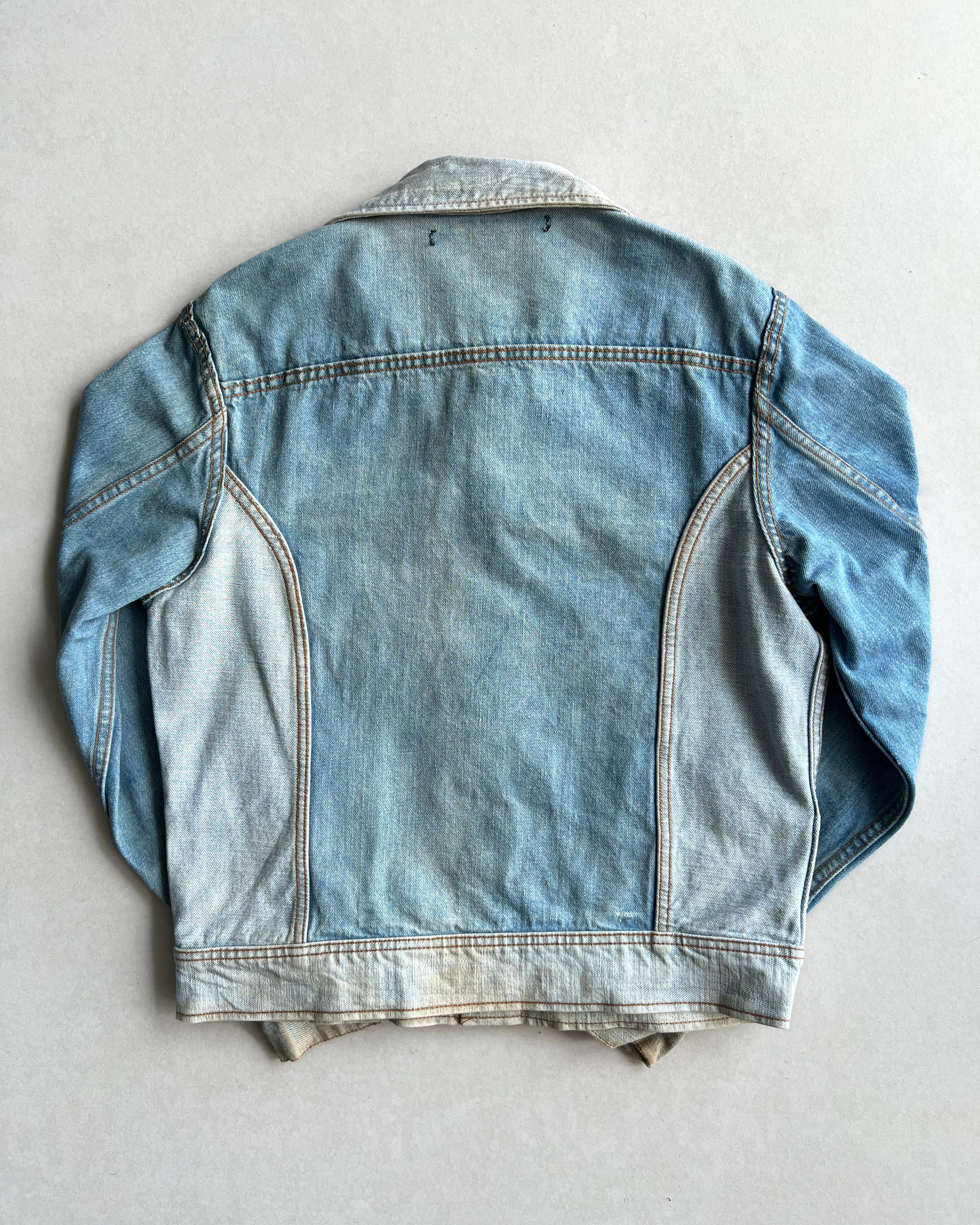 1970S LEE REVERSIBLE DENIM JACKET (L)