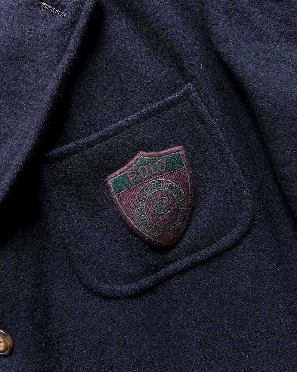 1990S RALPH LAUREN WOOL BLAZER (L)