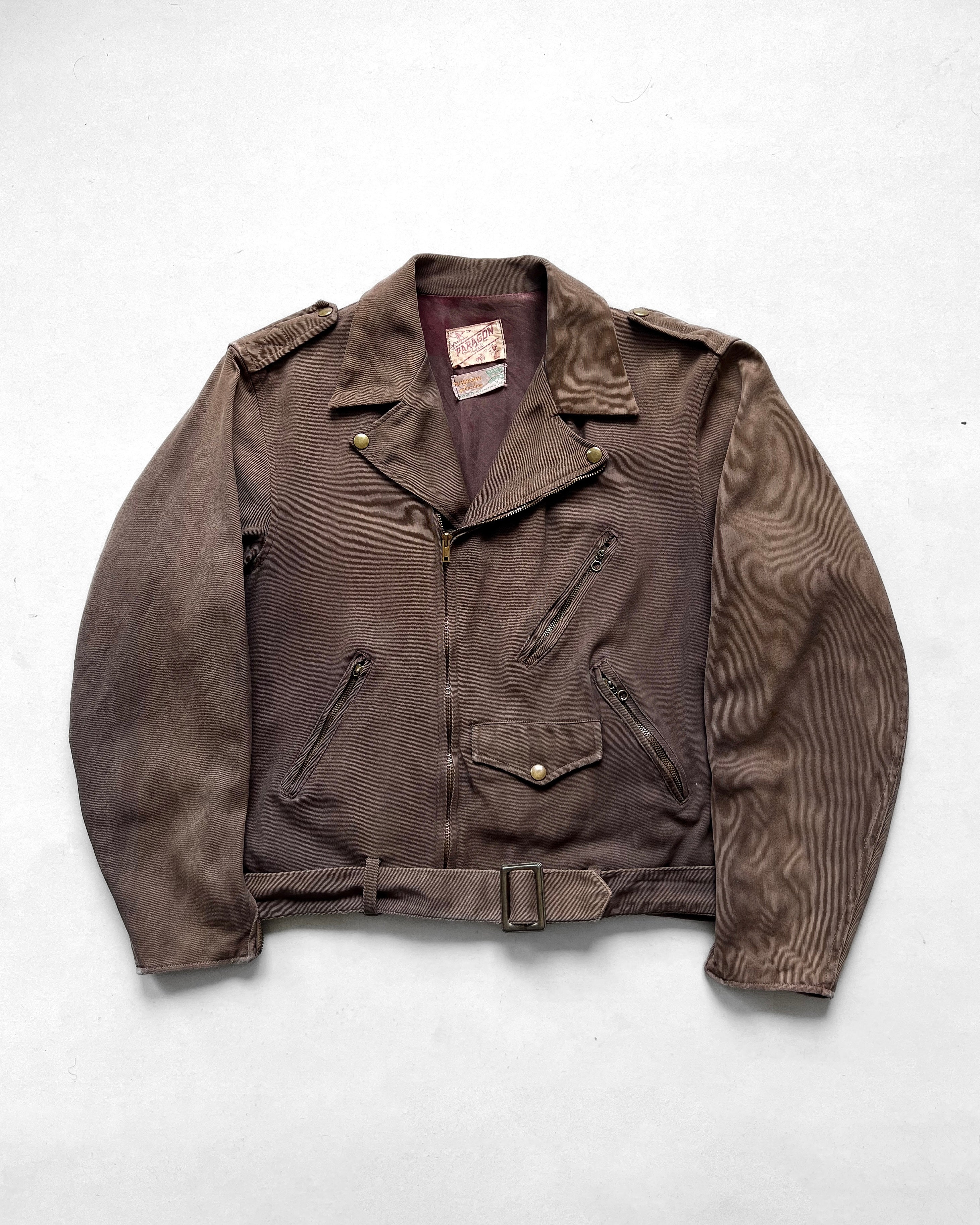 1940S PARAGON GABARDINE ROCKABILLY JACKET (M)
