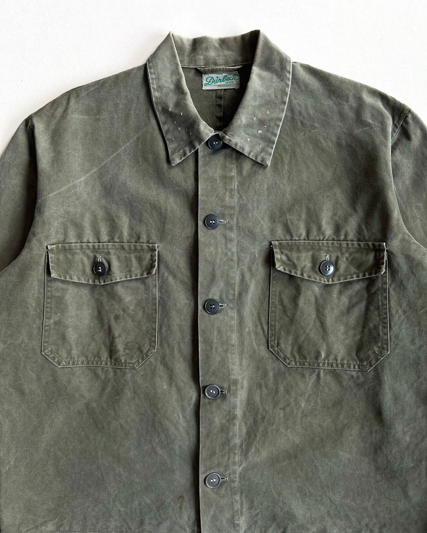 1950S EUROPE MILITARY DOUBLE POCKET JACKET (L)