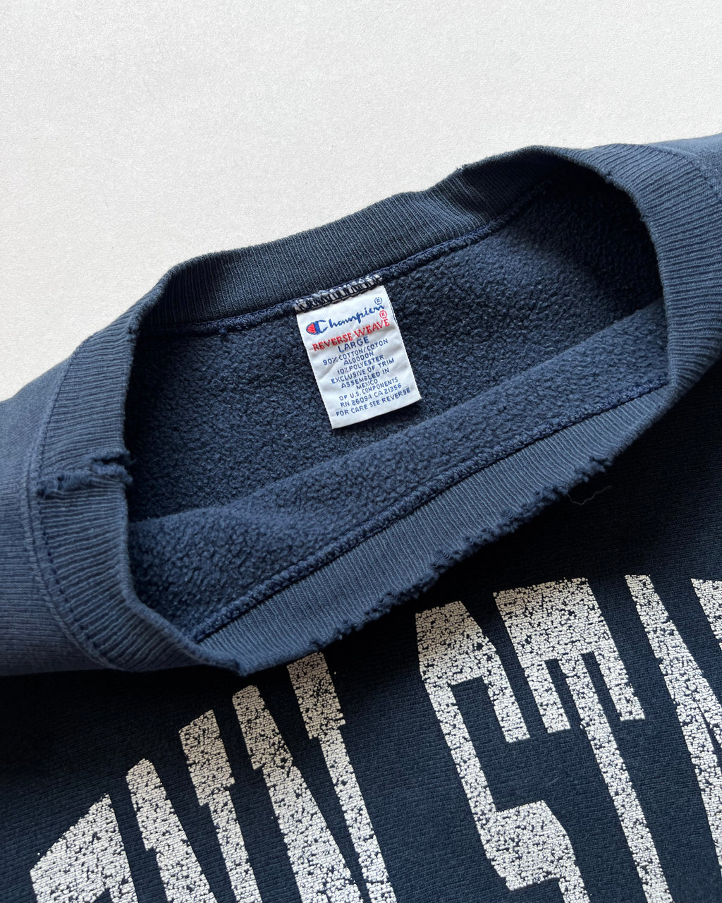 1990S CHAMPION 'PENN STATE' REVERSE WEAVE SWEATSHIRT (L)
