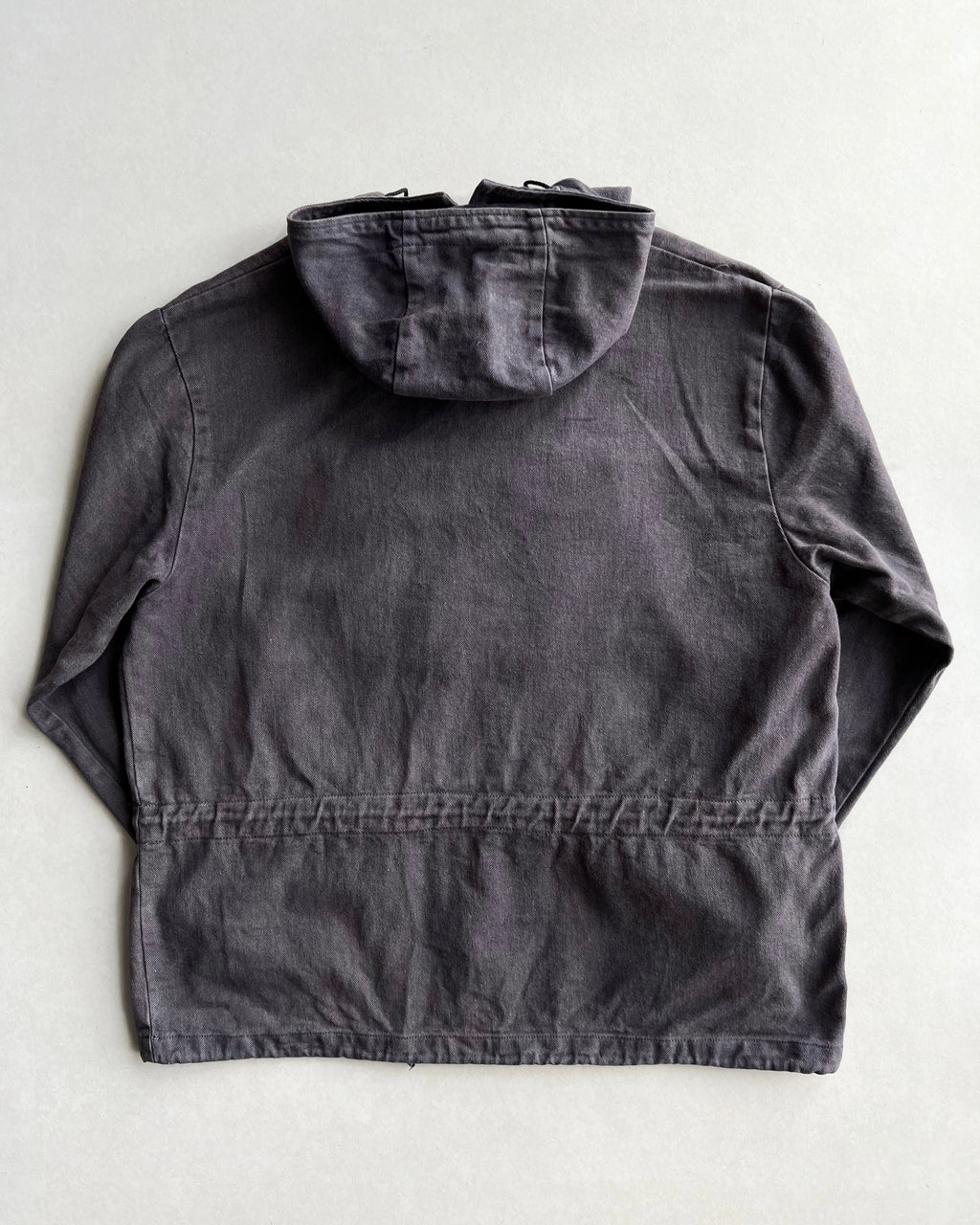 1970S AMERICAN WORKER HOODED SMOCK JACKET (L)