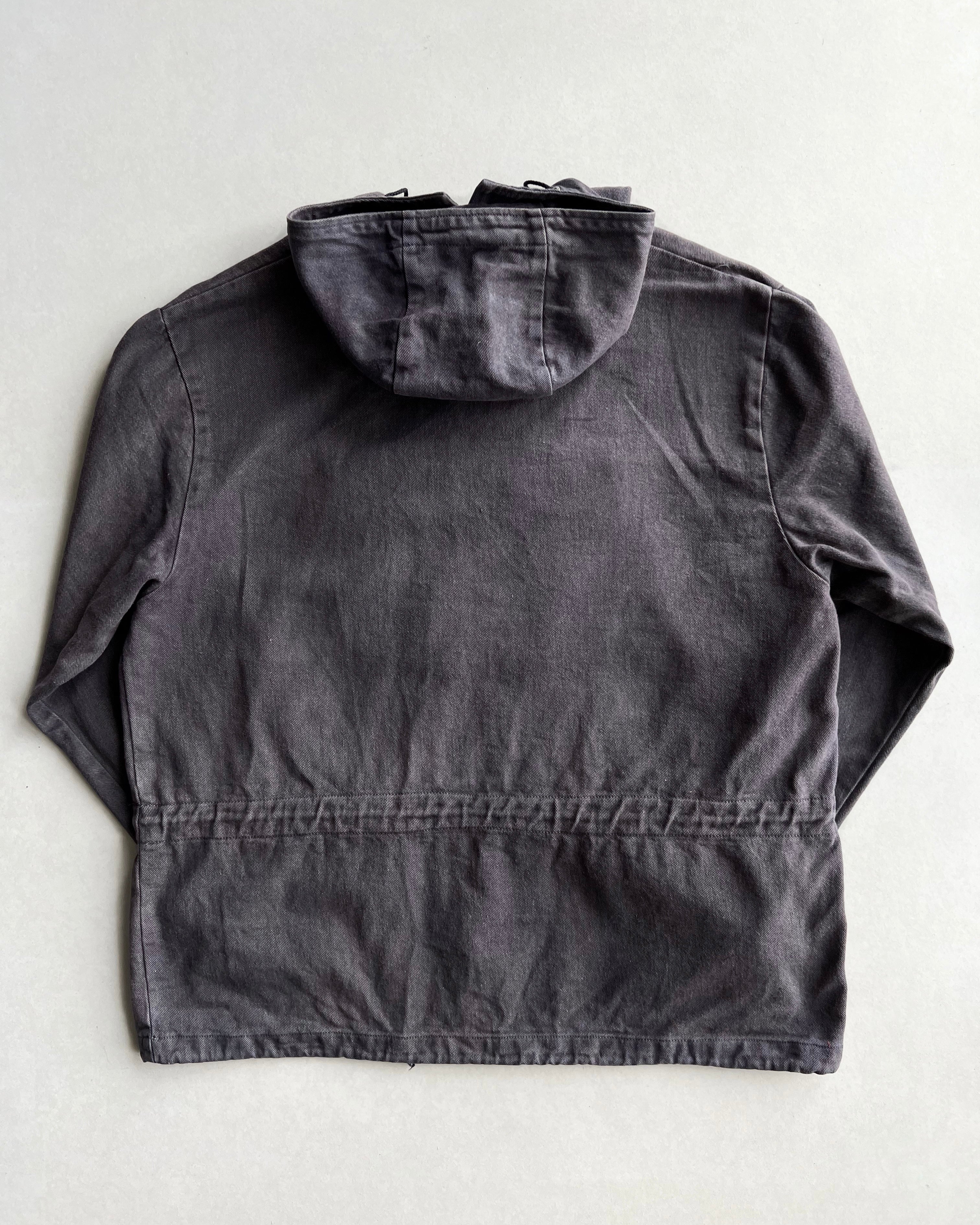 1970S AMERICAN WORKER HOODED SMOCK JACKET (L)