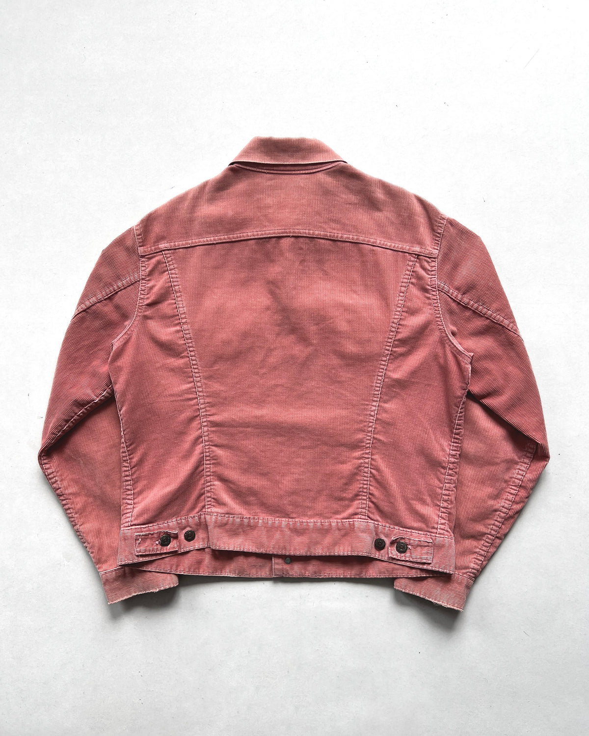 1970S PINK LEVI'S 70505 TYPE III CORDUROY JACKET (L)