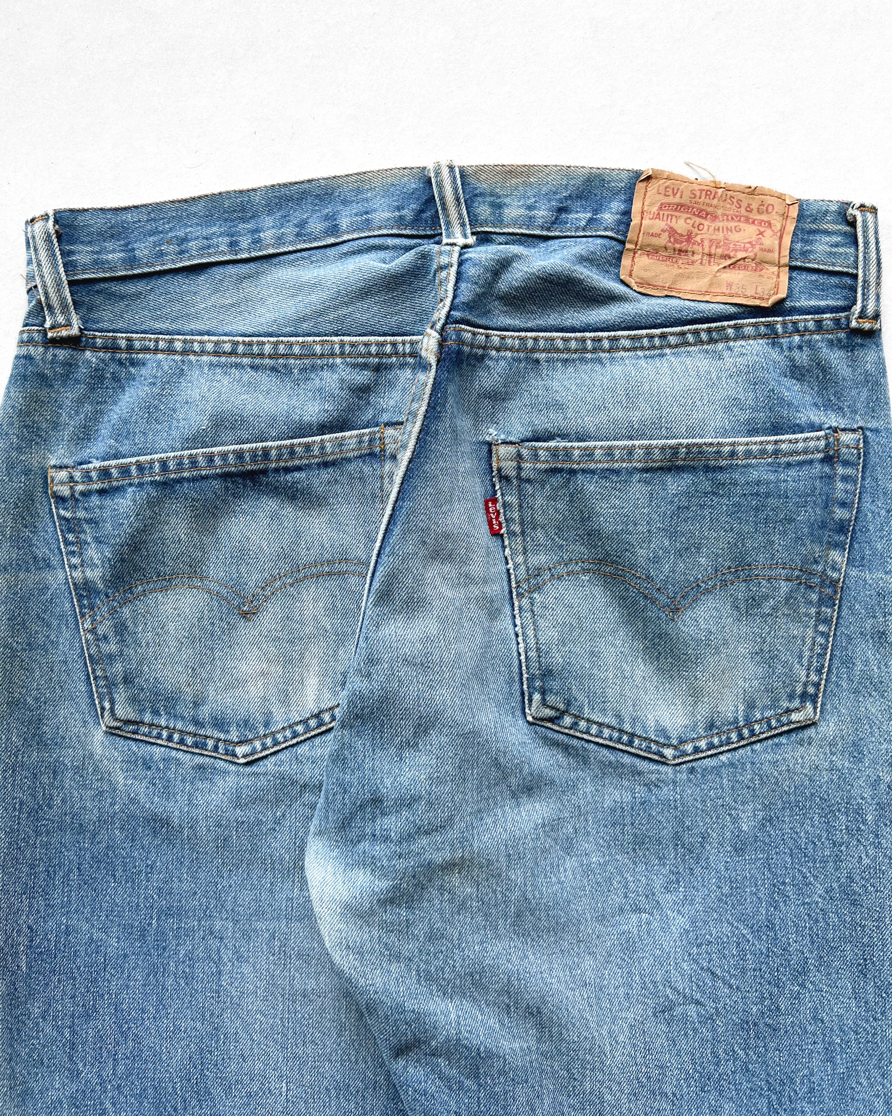 1970S LEVI'S 501 REDLINE SELVEDGE JEANS (33)