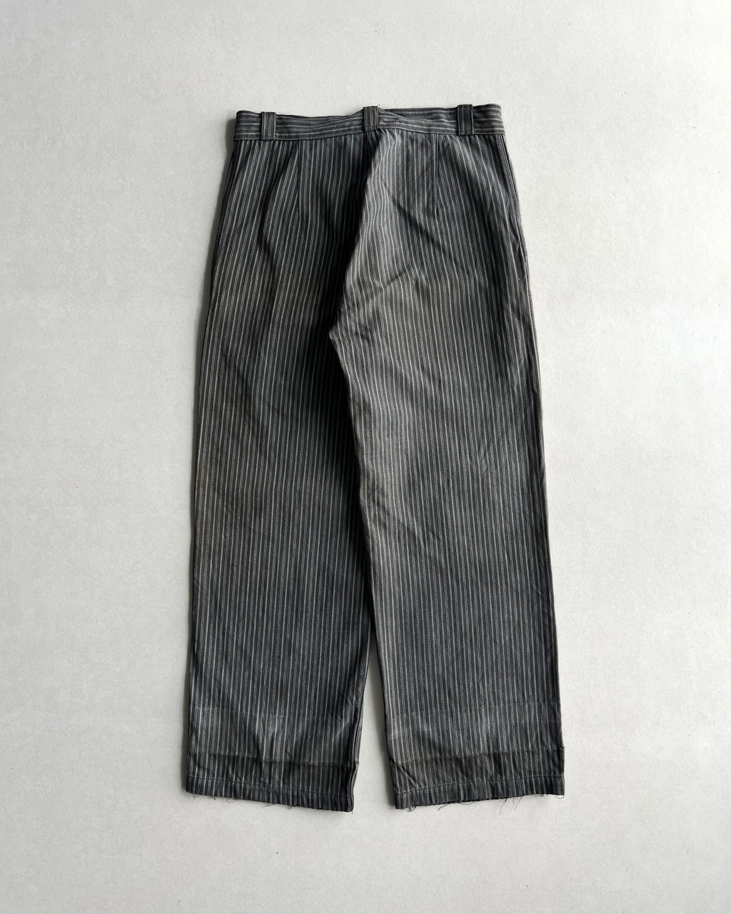 1940S FRENCH SALT & PEPPER WORK PANTS (30-32)