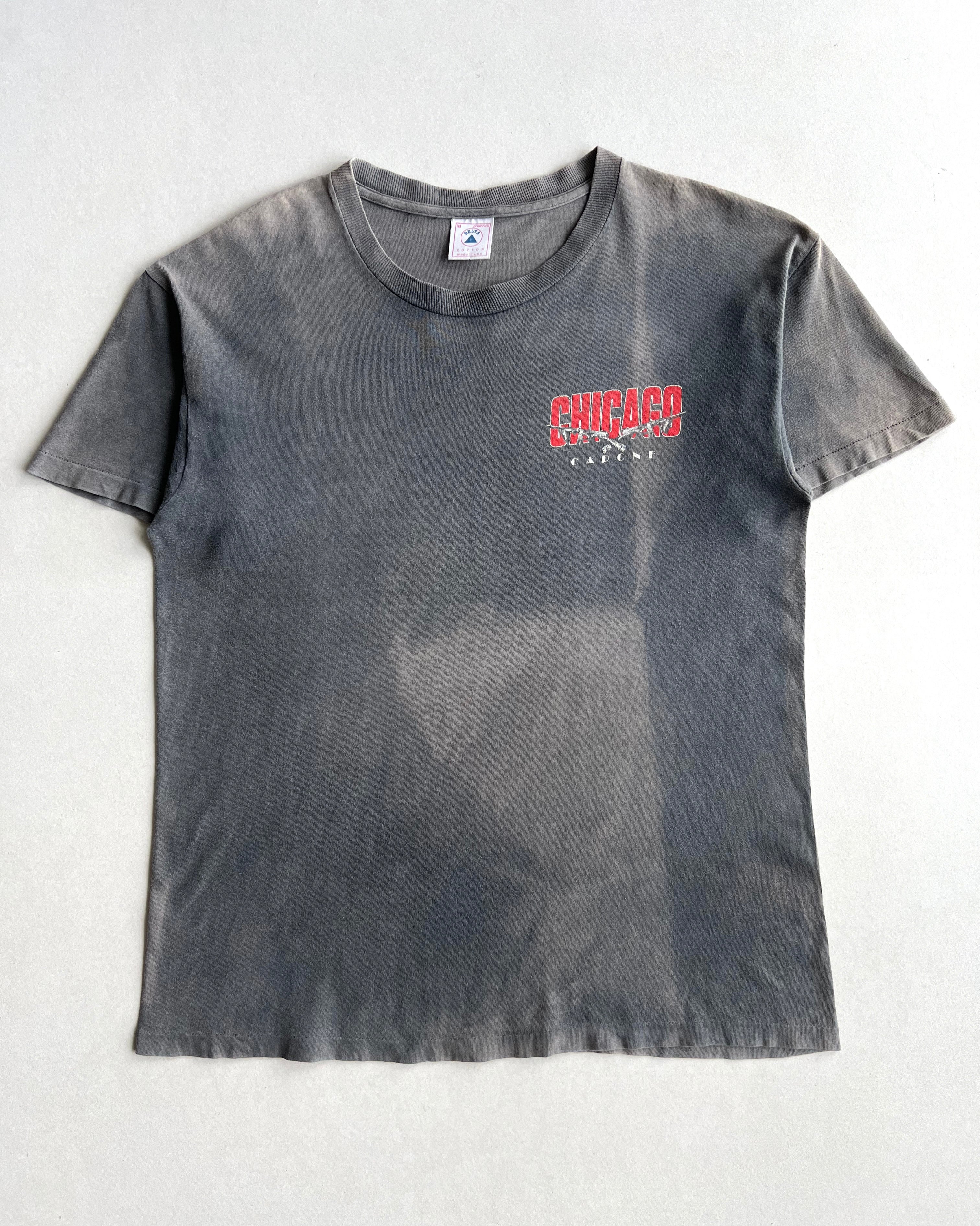 1990S SUN FADED 'CHICAGO CADONE' SINGLE STITCH TEE (M)