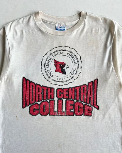 1980S 'NORTH CENTRAL COLLEGE' SINGLE STITCH TEE (M)