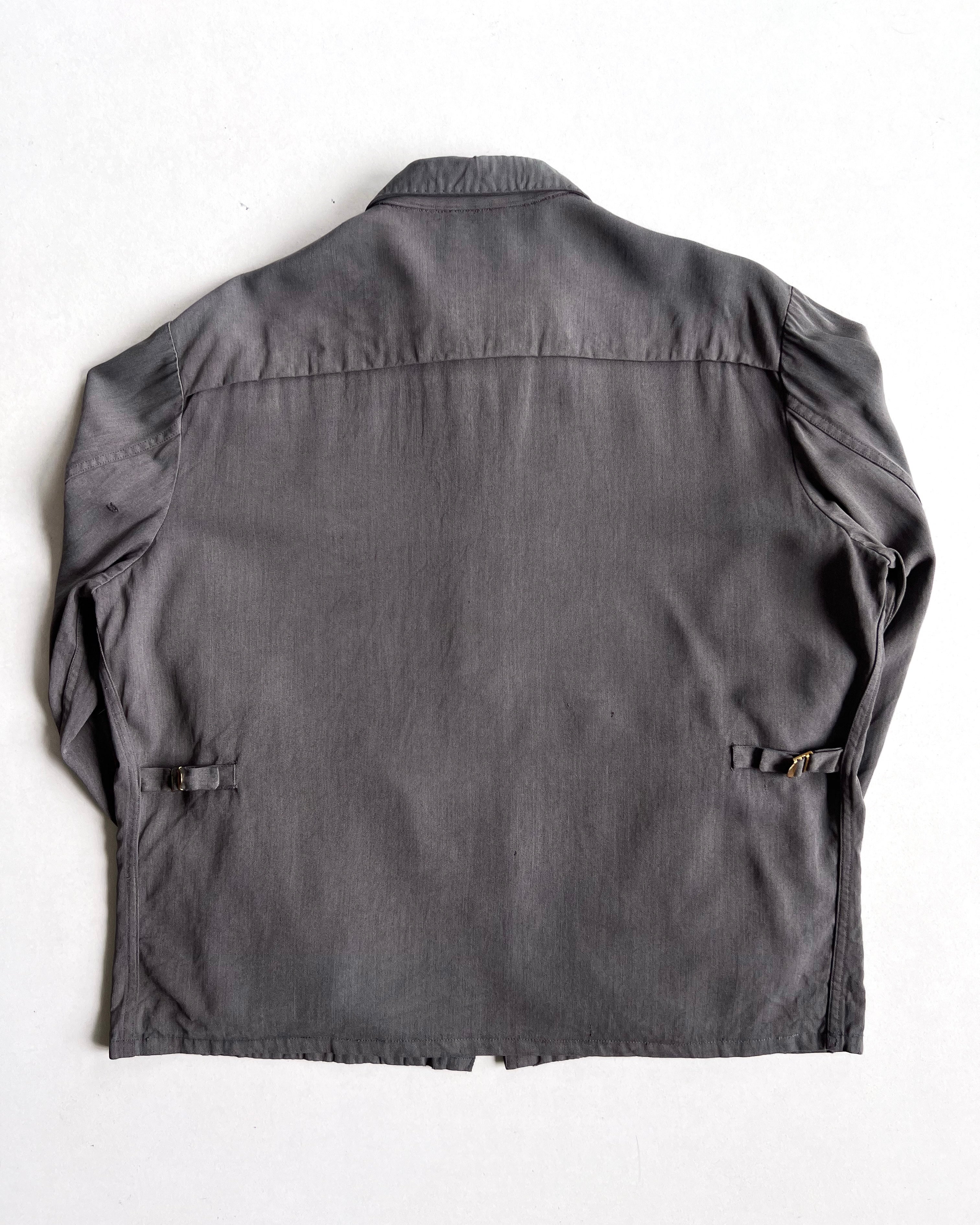 1950S OVERDYED MCGREGOR GABARDINE JACKET (L)