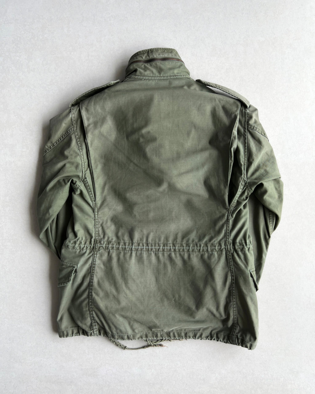 1970S NAMWAR US ARMY M-65 OG107 JACKET (SMALL SHORT)