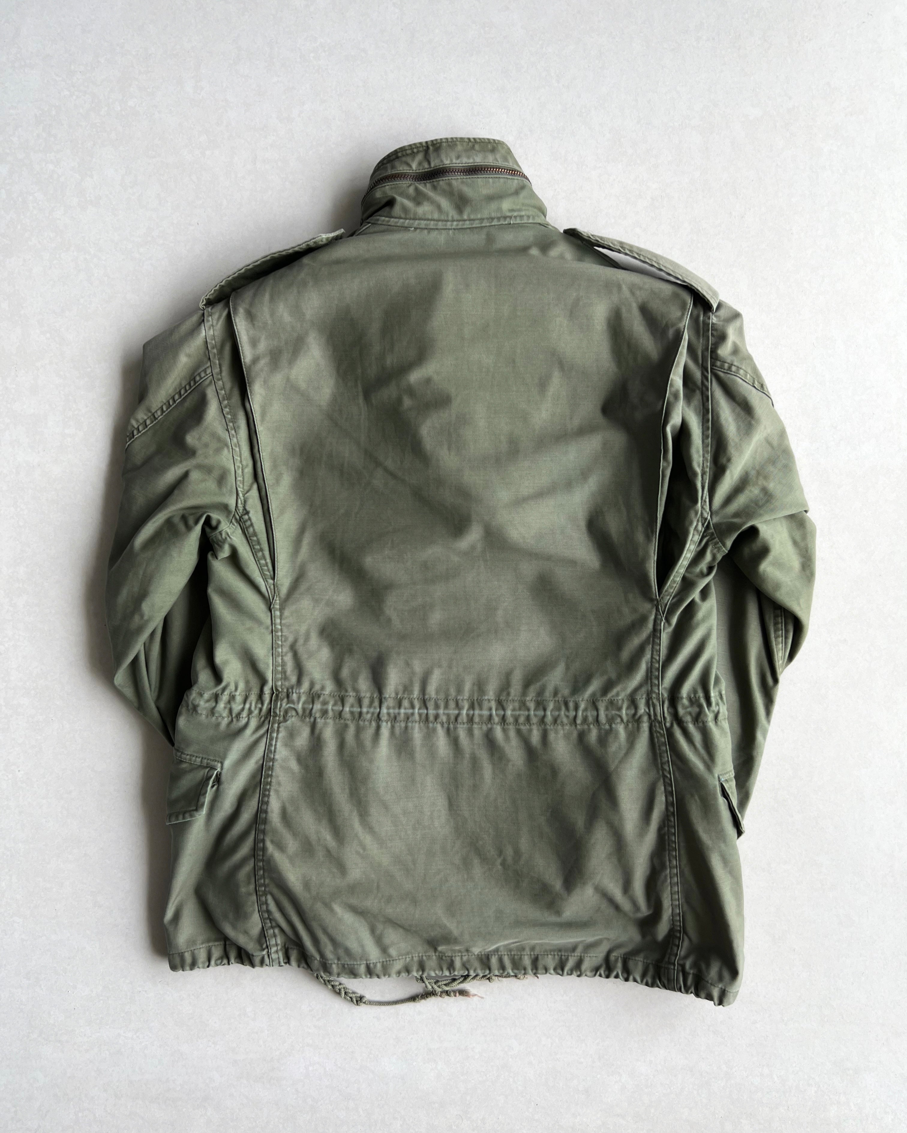 1970S NAMWAR US ARMY M-65 OG107 JACKET (SMALL SHORT)