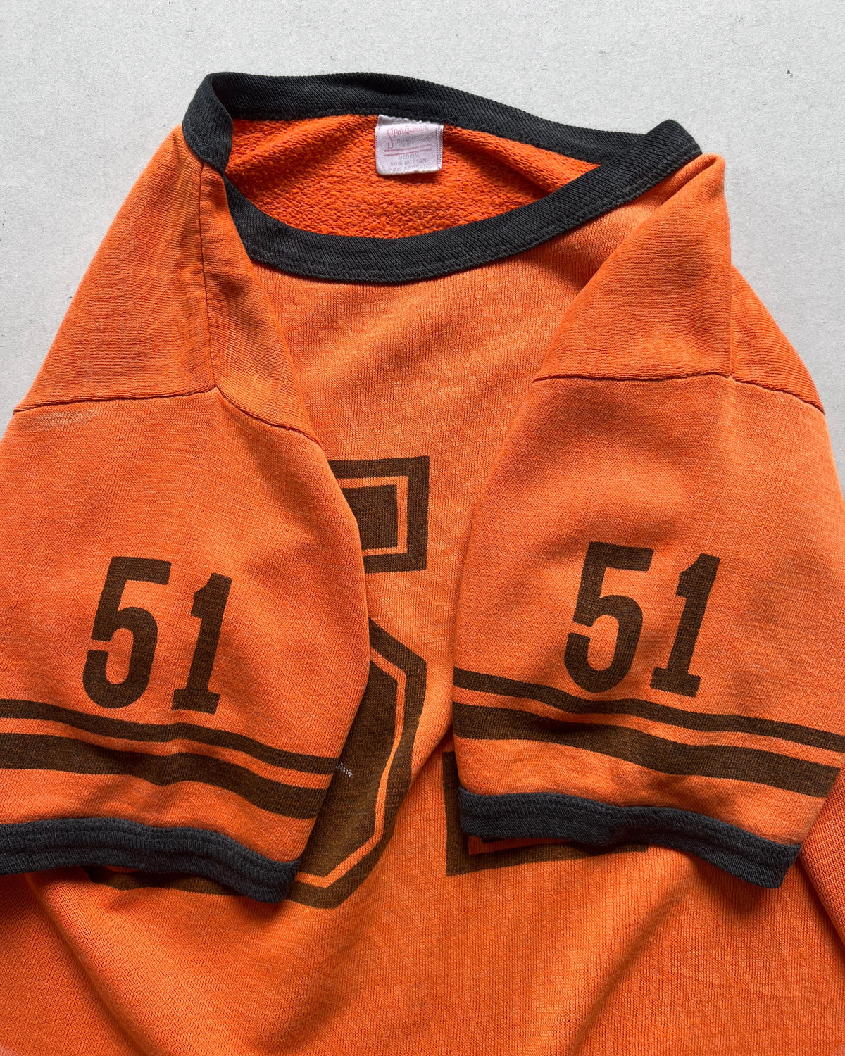 1970S '51' COLLEGIATE SPORTSWEAR KNIT TEE (M)