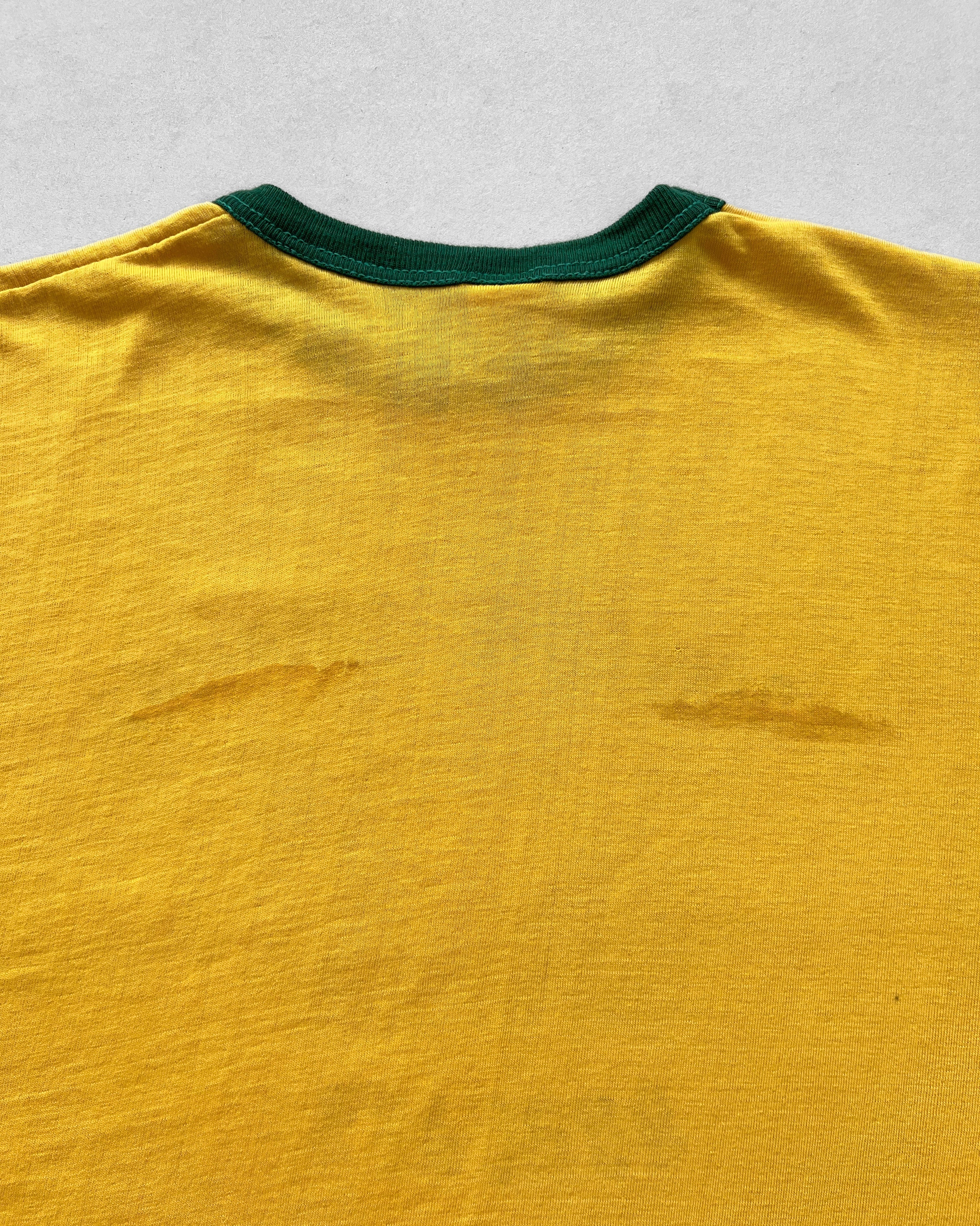 1980S 'PRINCIPAL SPARLING BOBCATS' RINGER TEE (L)