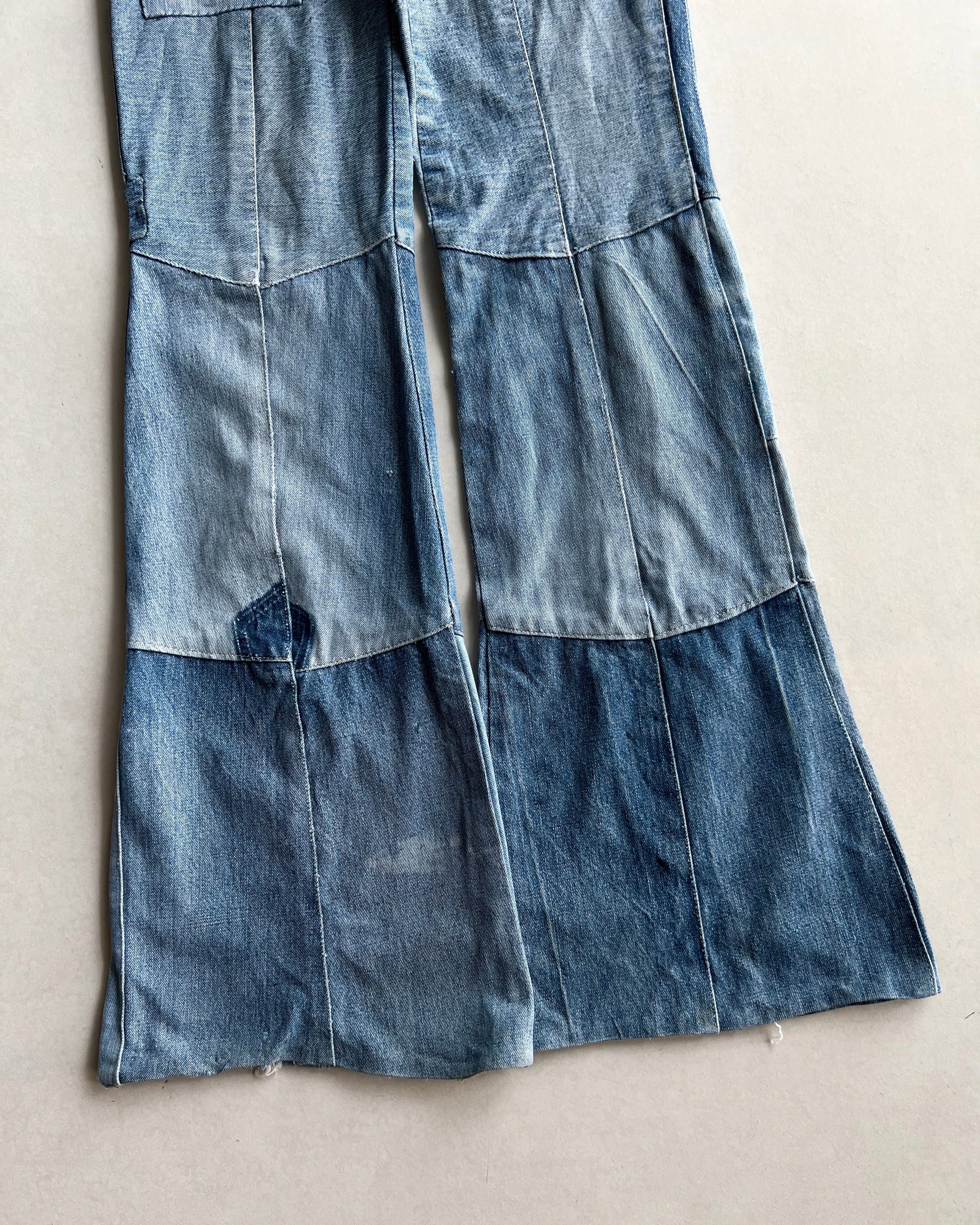 1970S LEVIS PATCHED BOOTCUT JEANS (27X35)