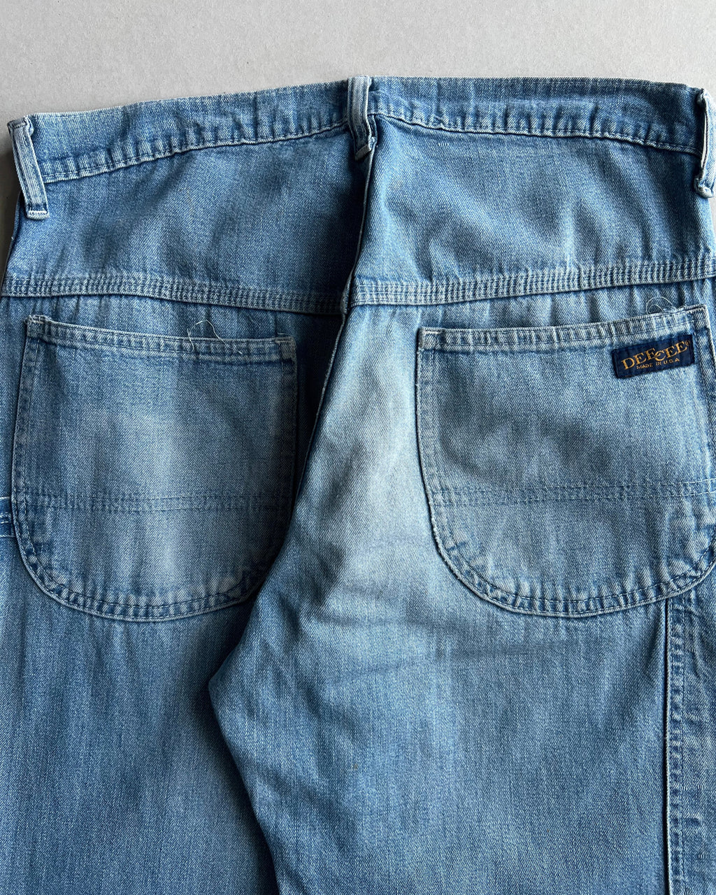 1960S DEECEE CARPENTER DENIM WORK PANTS (32X31)