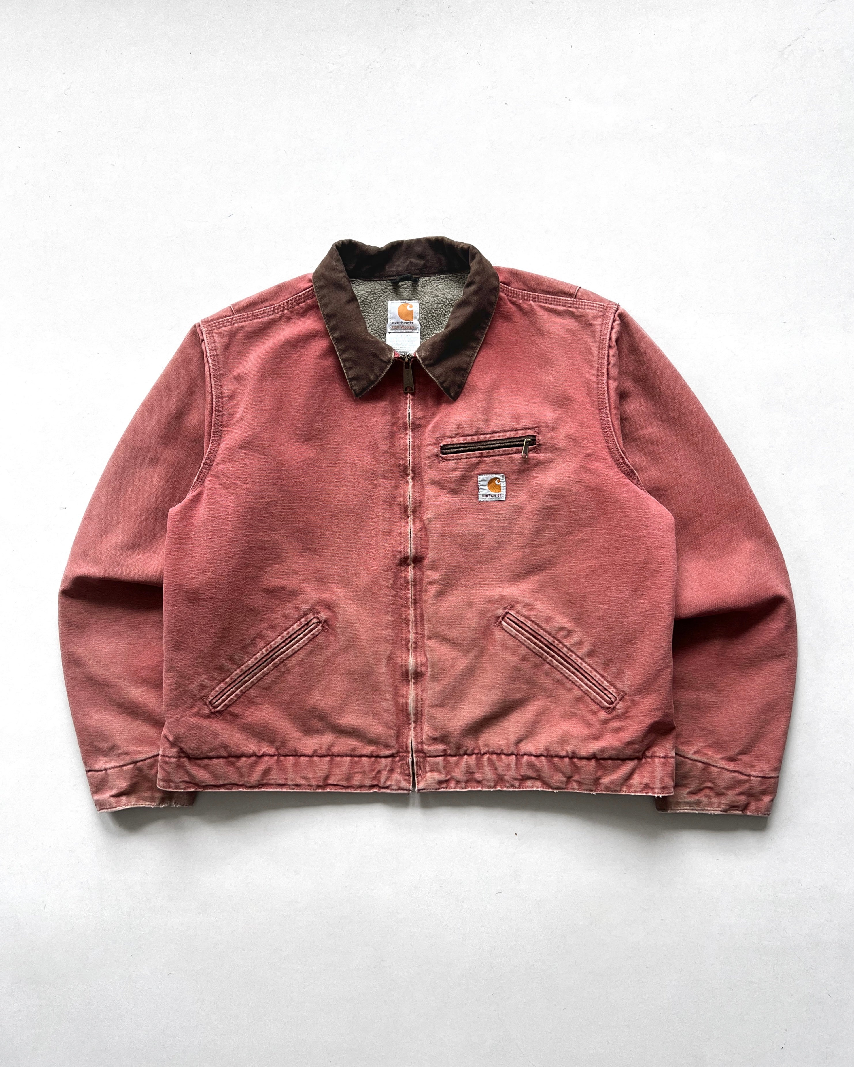 2000S CARHARTT SALMON PINK VRS DETROIT JACKET (XL)