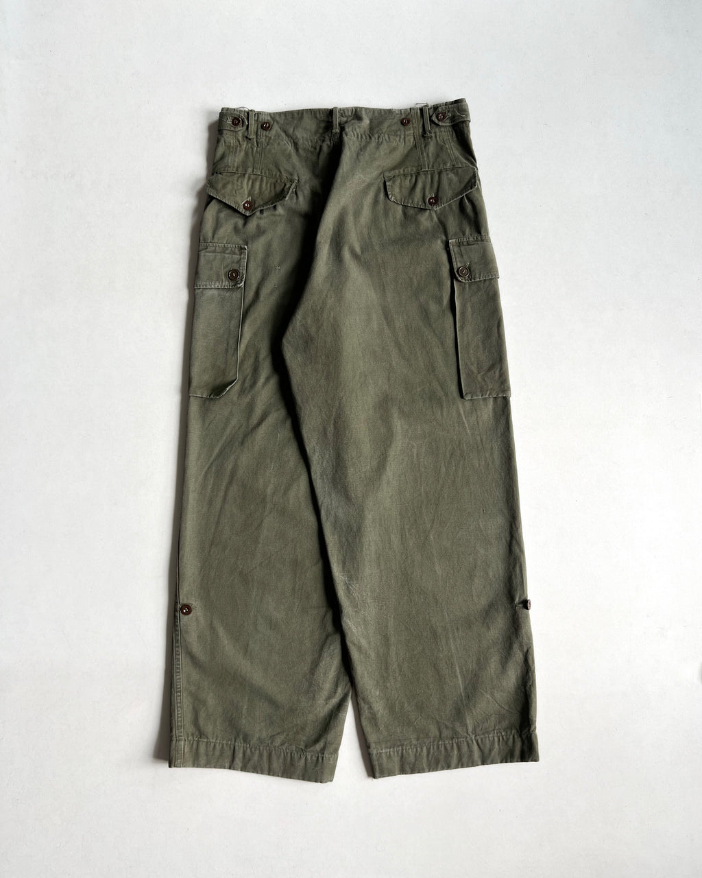 1950S DUTCH ARMY CARGO TROUSERS (30-34)