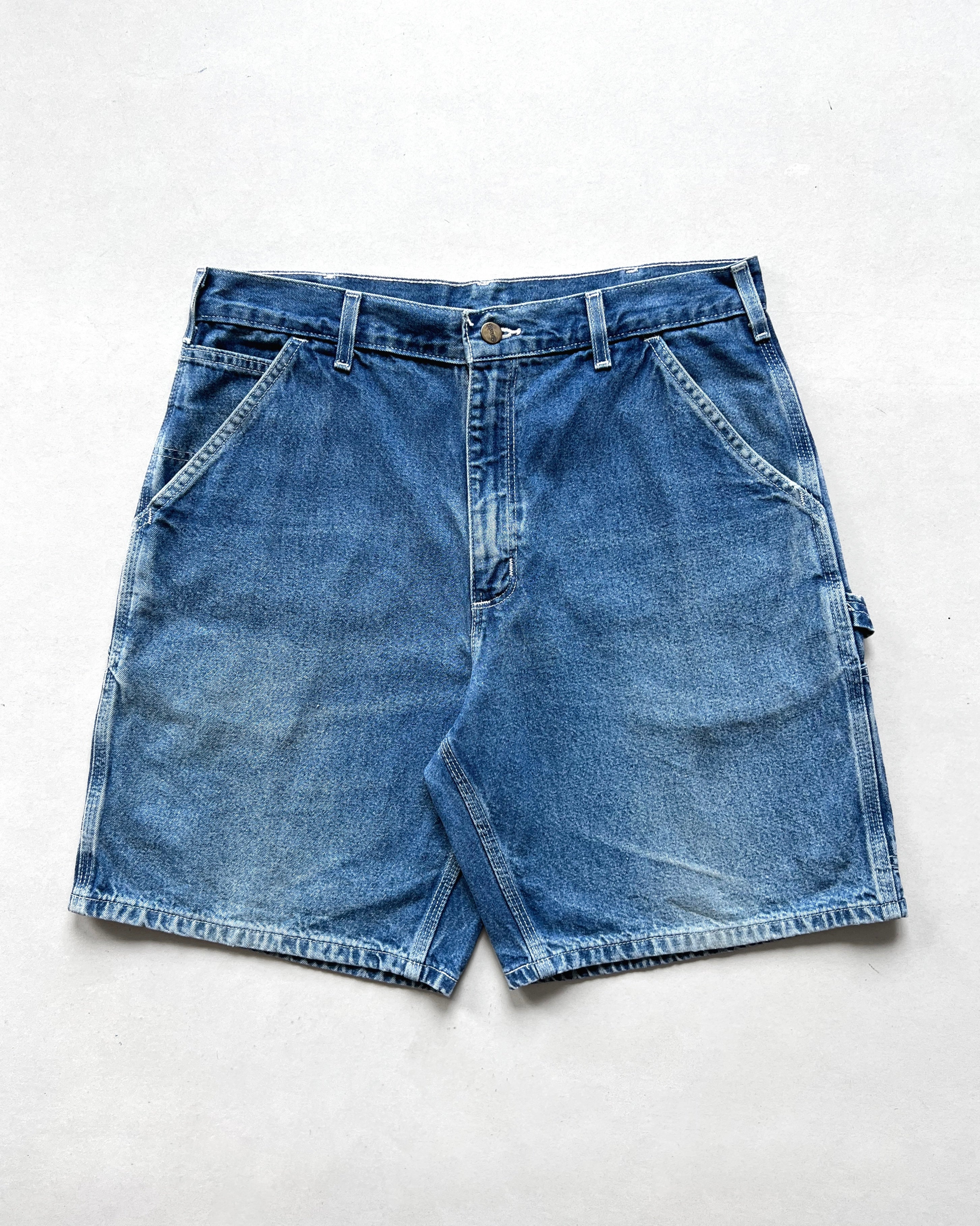 2000S CARHARTT DENIM CARPENTER SHORT (34)