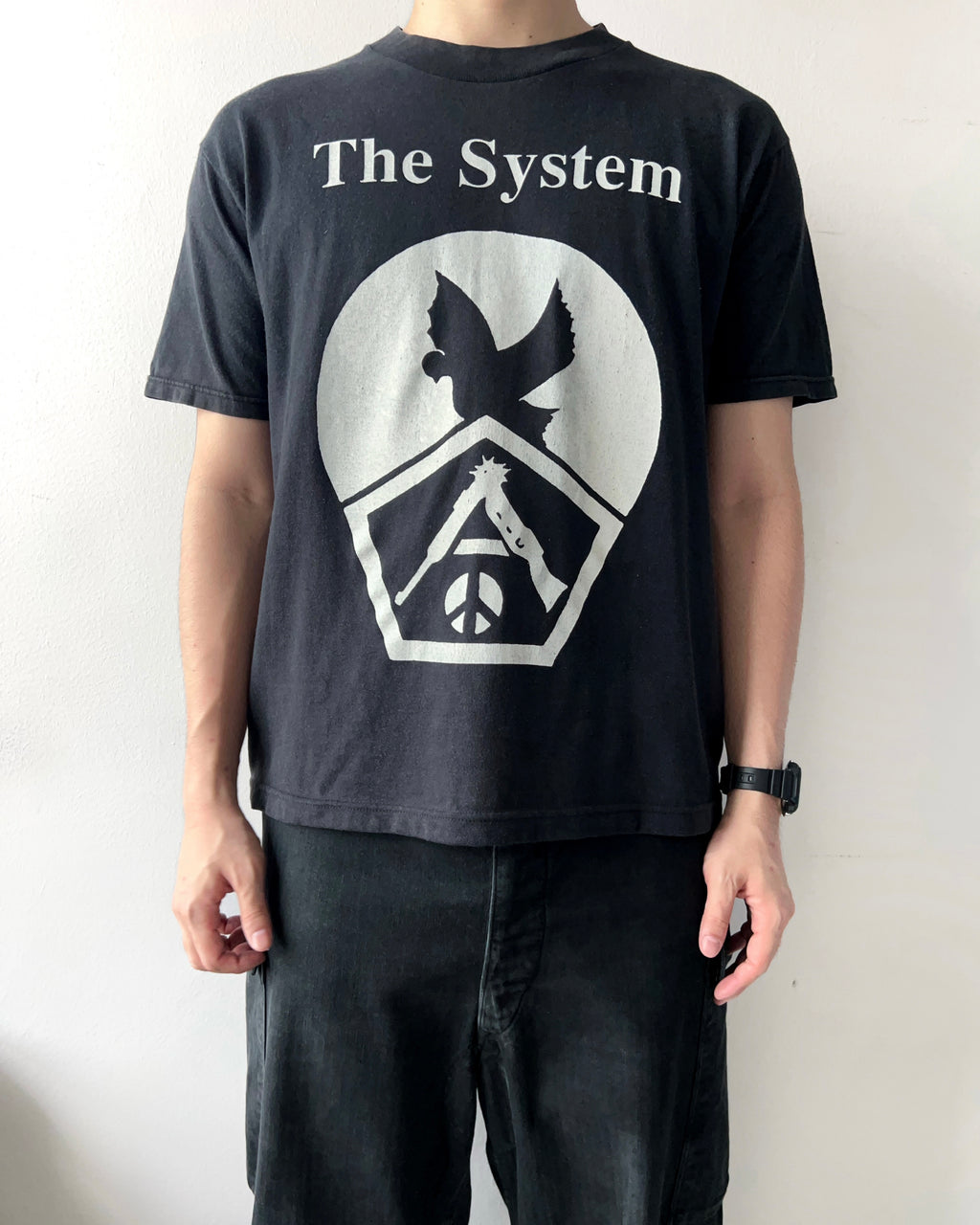 1990S 'THE SYSTEM' GRAPHIC TEE (M)
