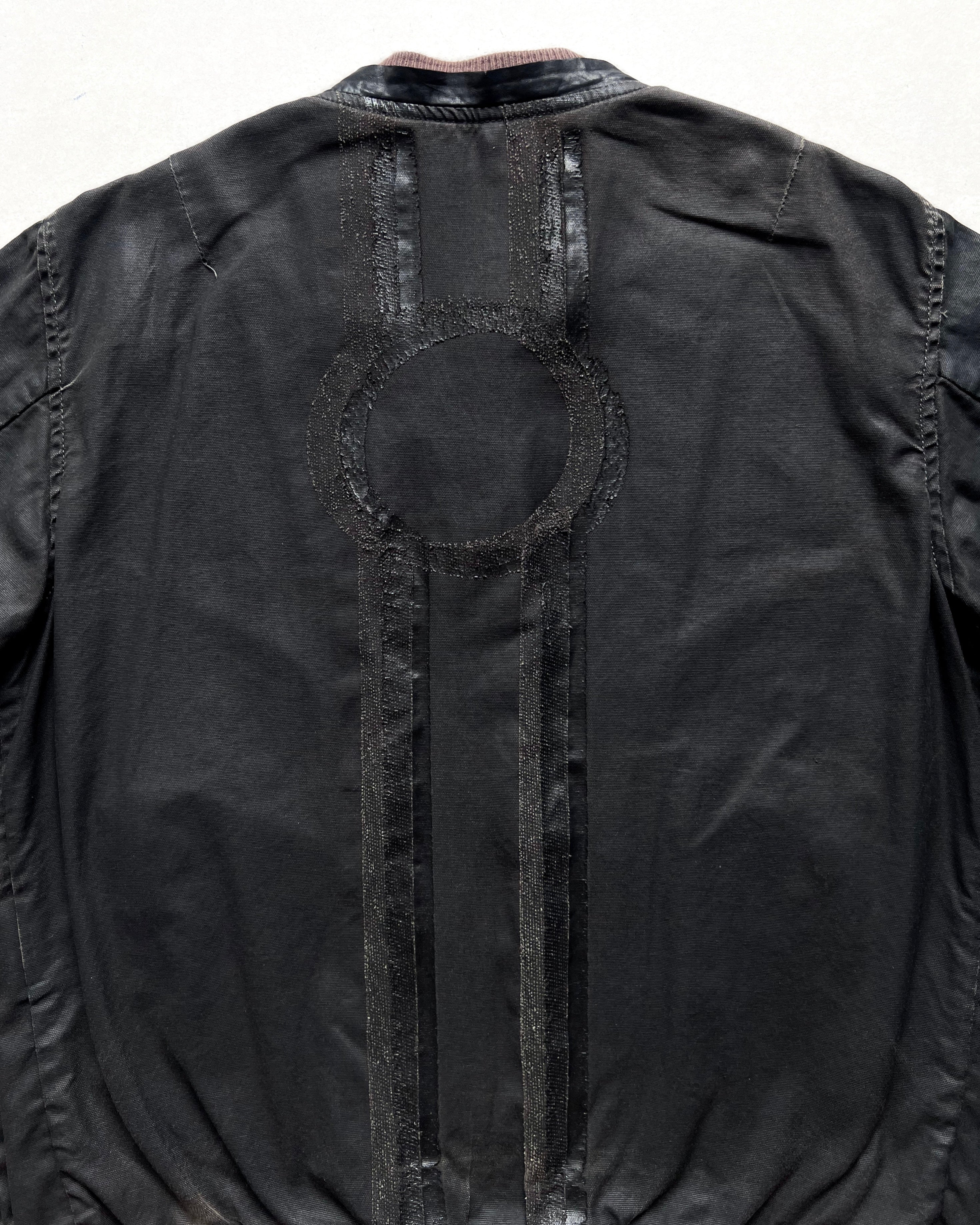 2000S DIESEL RESIN COATED BOMBER JACKET (M)