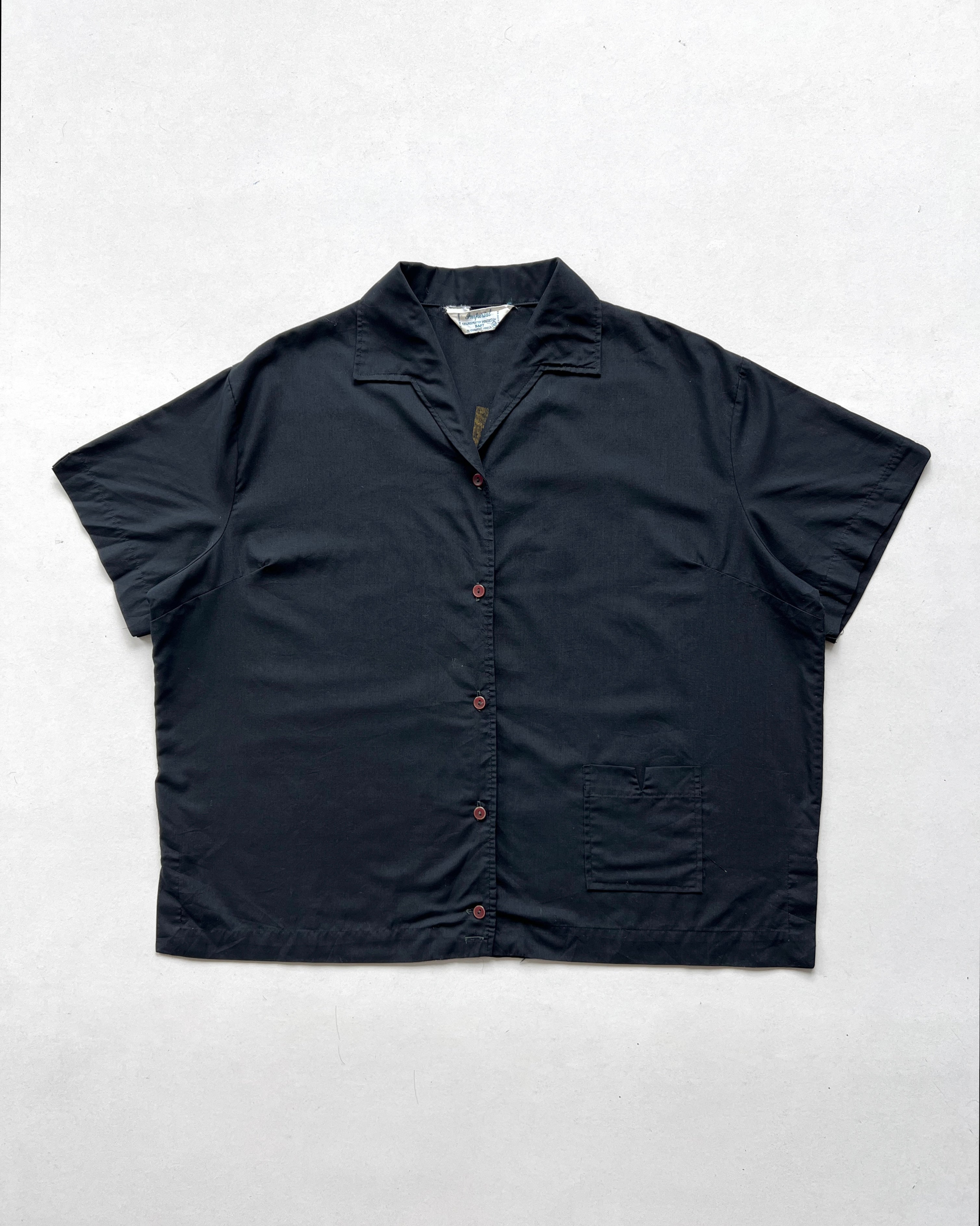 1970S IMPERIAL 'FOLSOM PRISON' BOWLING SHIRT (XL)