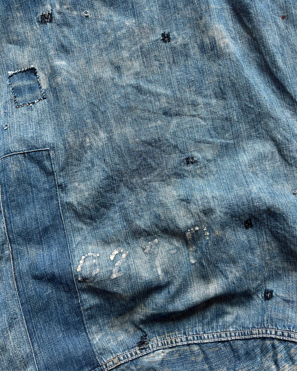 1940S WWII FADED USN ARMY LAUNDRY BAG (OS)