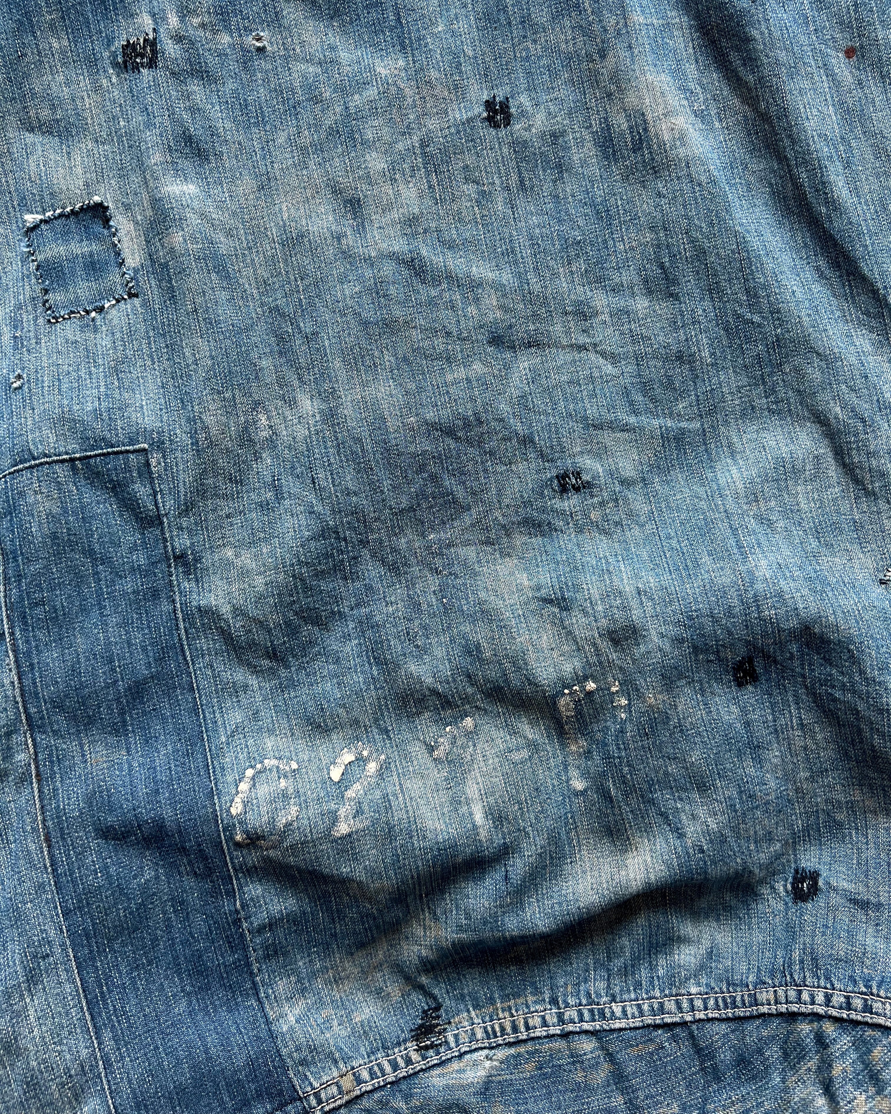 1940S WWII FADED USN ARMY LAUNDRY BAG (OS)