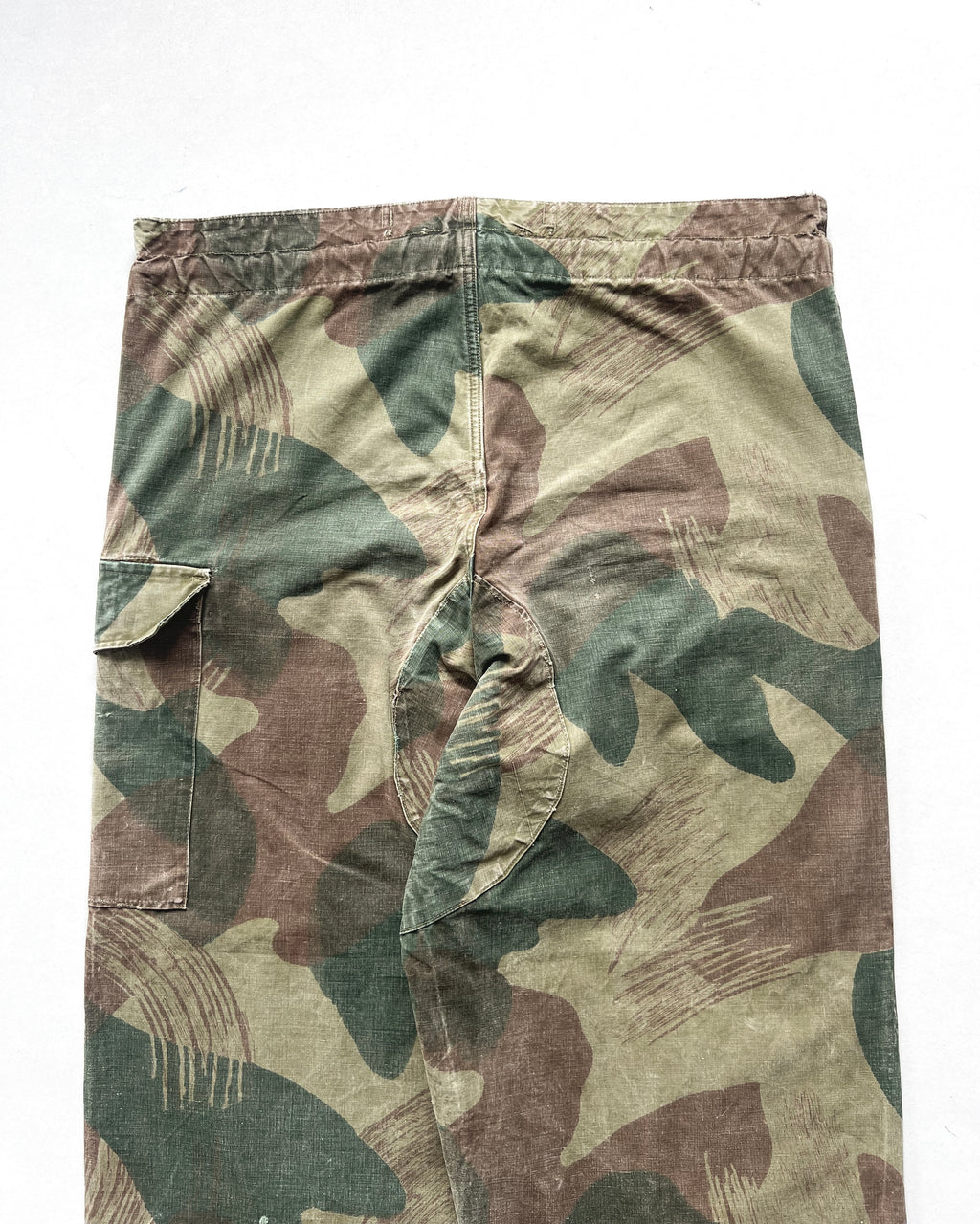 1950S BELGIUM ARMY BRUSHSTROKE CAMO PANTS (36-39)
