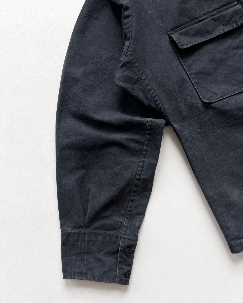 1960S BLACK GERMANY SAILOR SMOCK (XL)