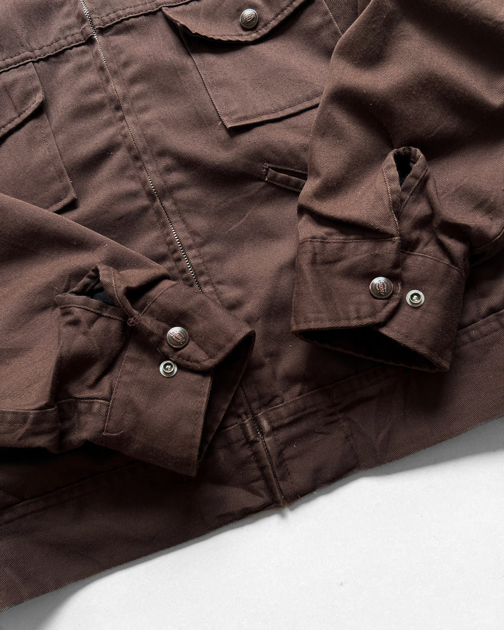 1980S DICKIES 'NYLON' EMBROIDERED WORK JACKET (L)