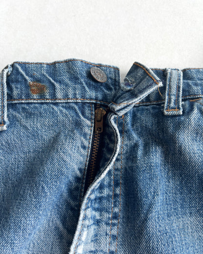 1970S FADED WASHED LEVI'S 646 BOOTCUT JEANS (37X29)