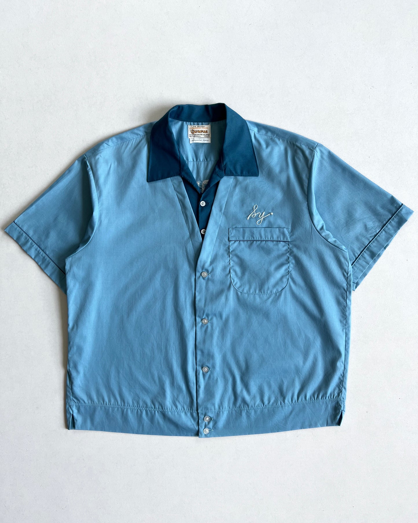 1970S 'MIDWAY MEN'S CLUB' BOWLING SHIRT (L)