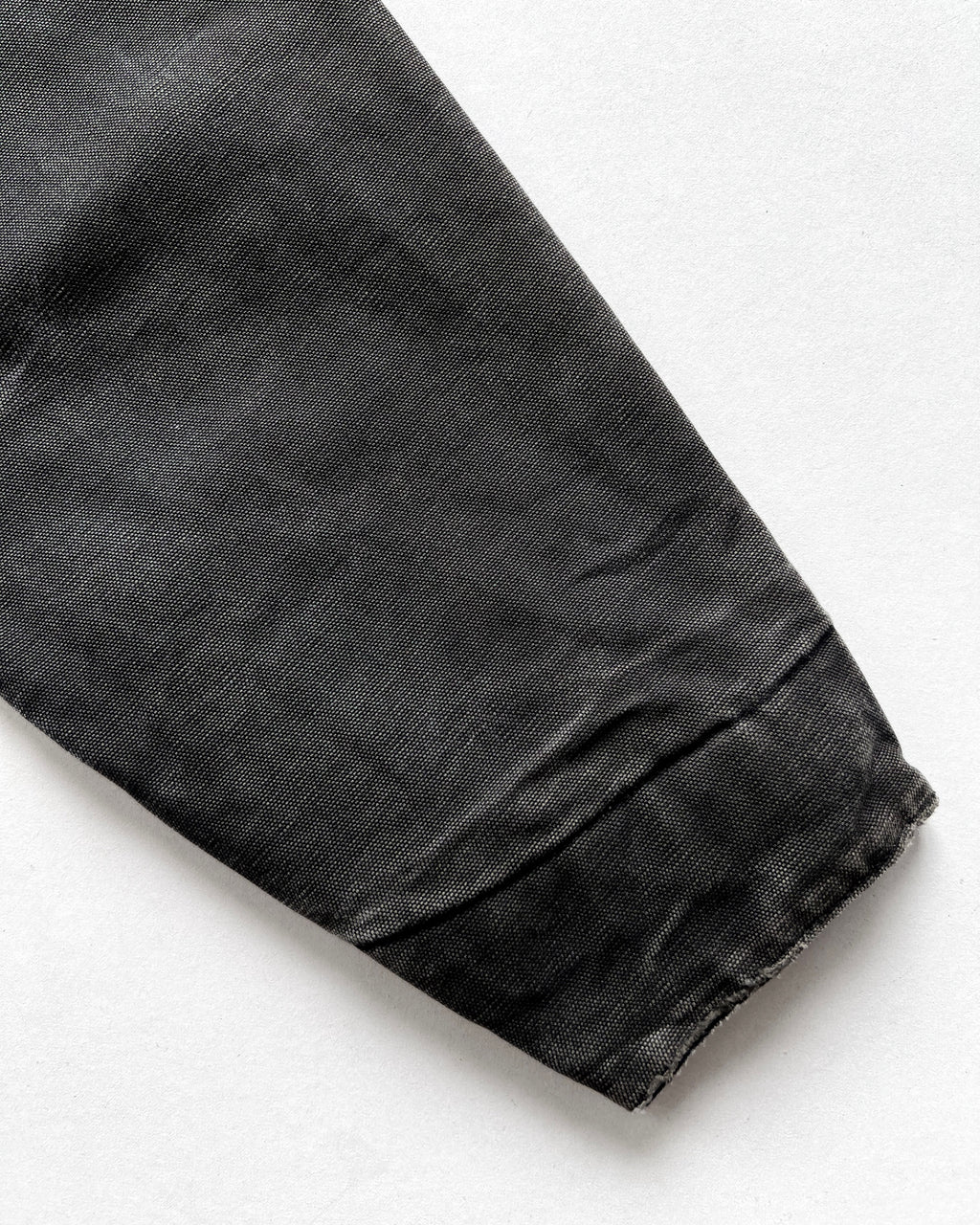 2000S FADED BLACK CARHARTT DETROIT WORK JACKET (L)